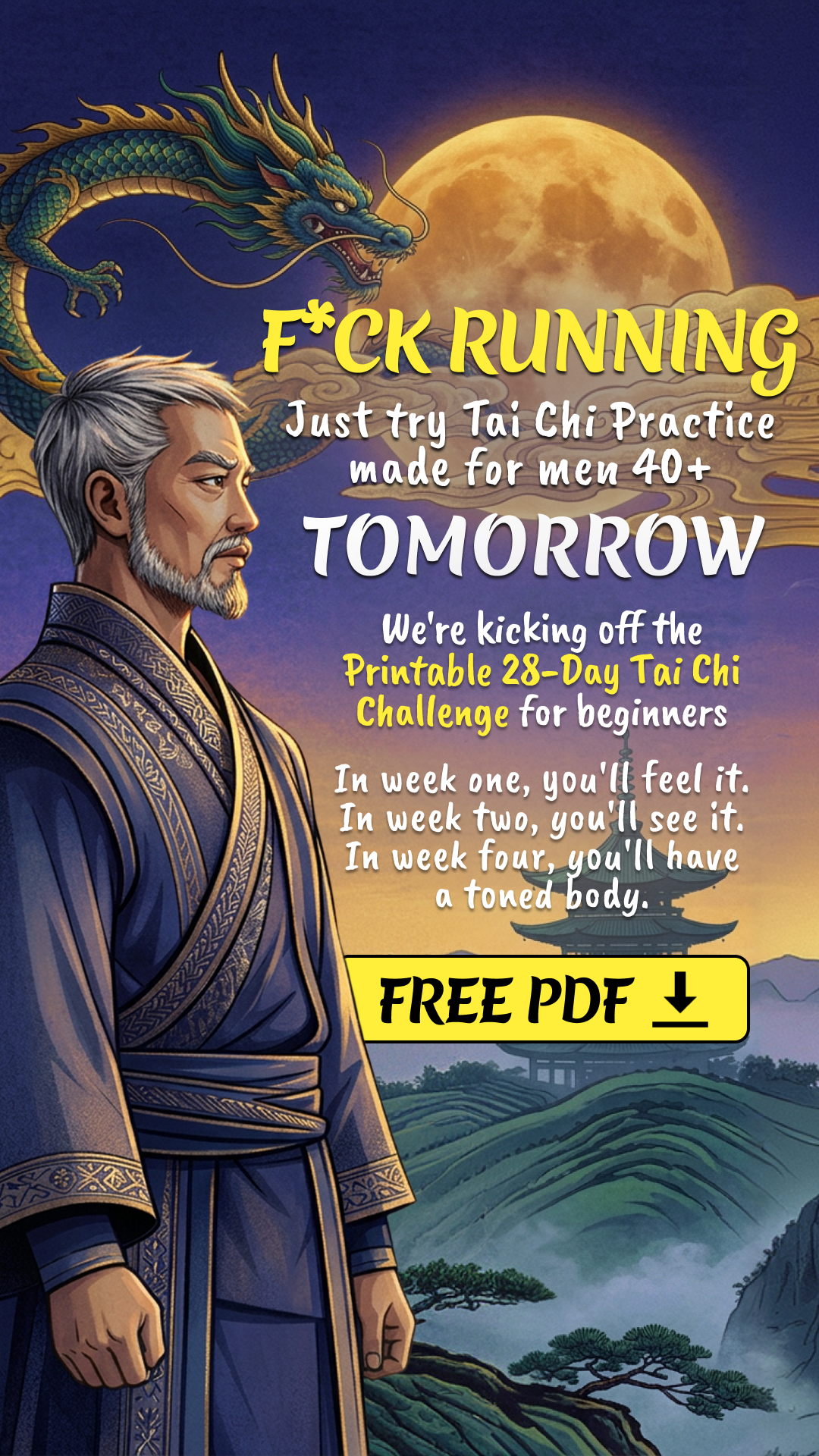 28 Days Challenges Facebook ad from Mar 17, 2026