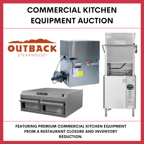 TAGeX Brands Facebook ad: Commercial Kitchen Equipment Liquidation in Hot Springs, AR!
