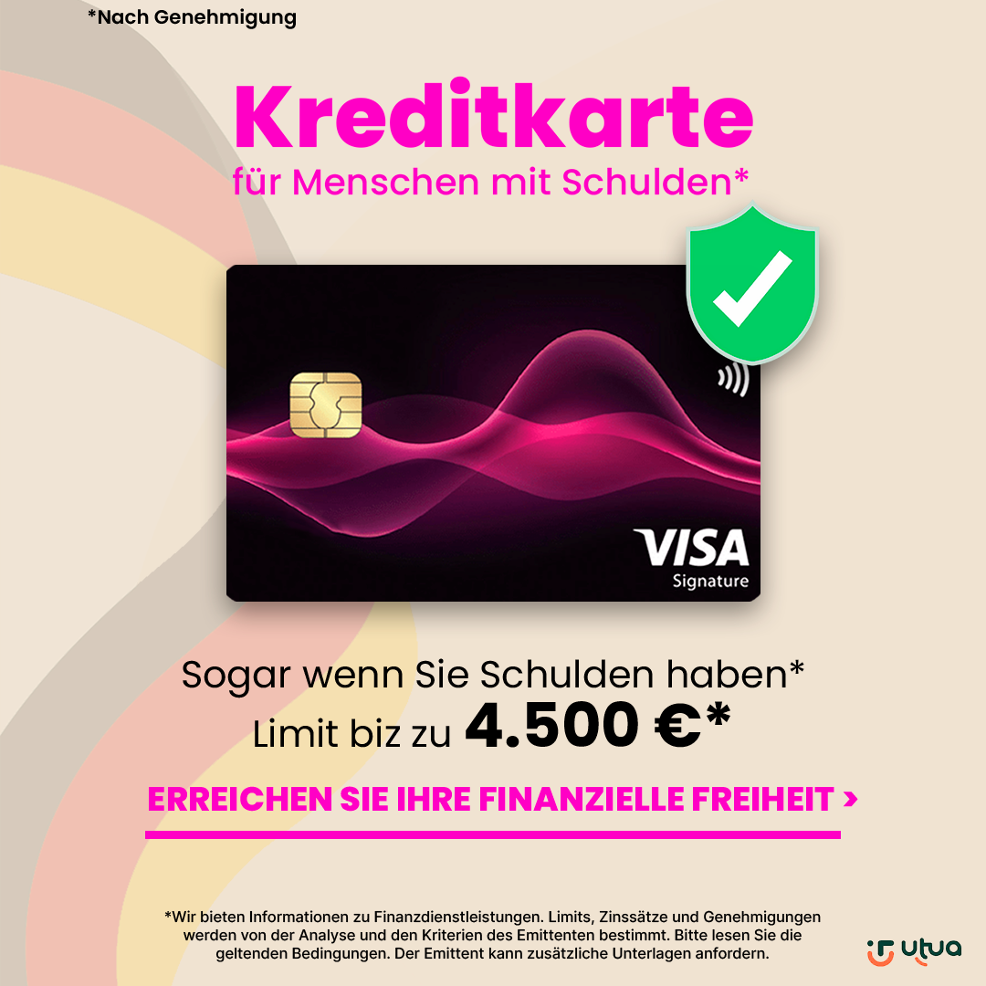 UTUA Cards Germany Facebook ad: Entdecken Sie die Karte mit anpassbarem Limit*