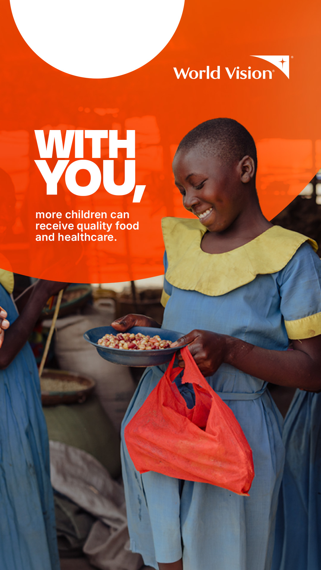World Vision Canada Facebook ad