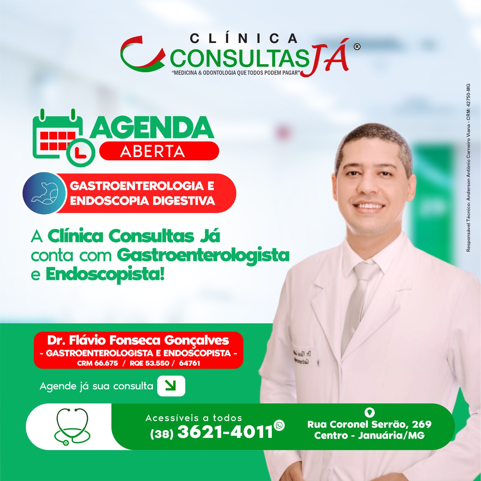 Clínica Consultas Já Facebook ad