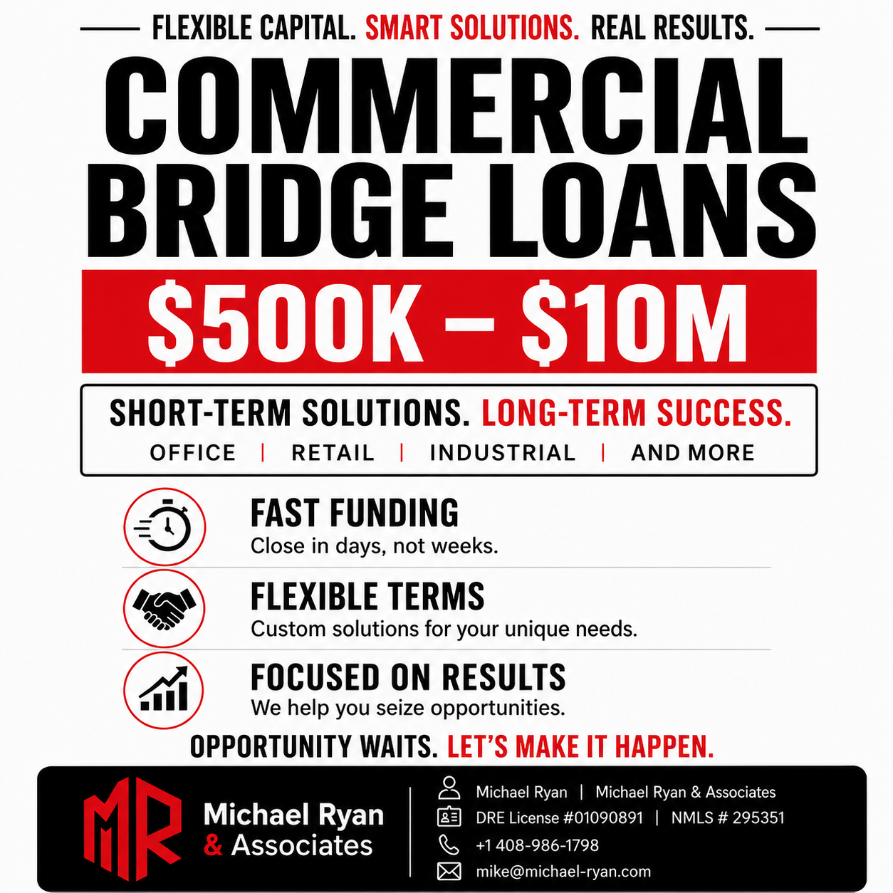Michael Ryan Facebook ad