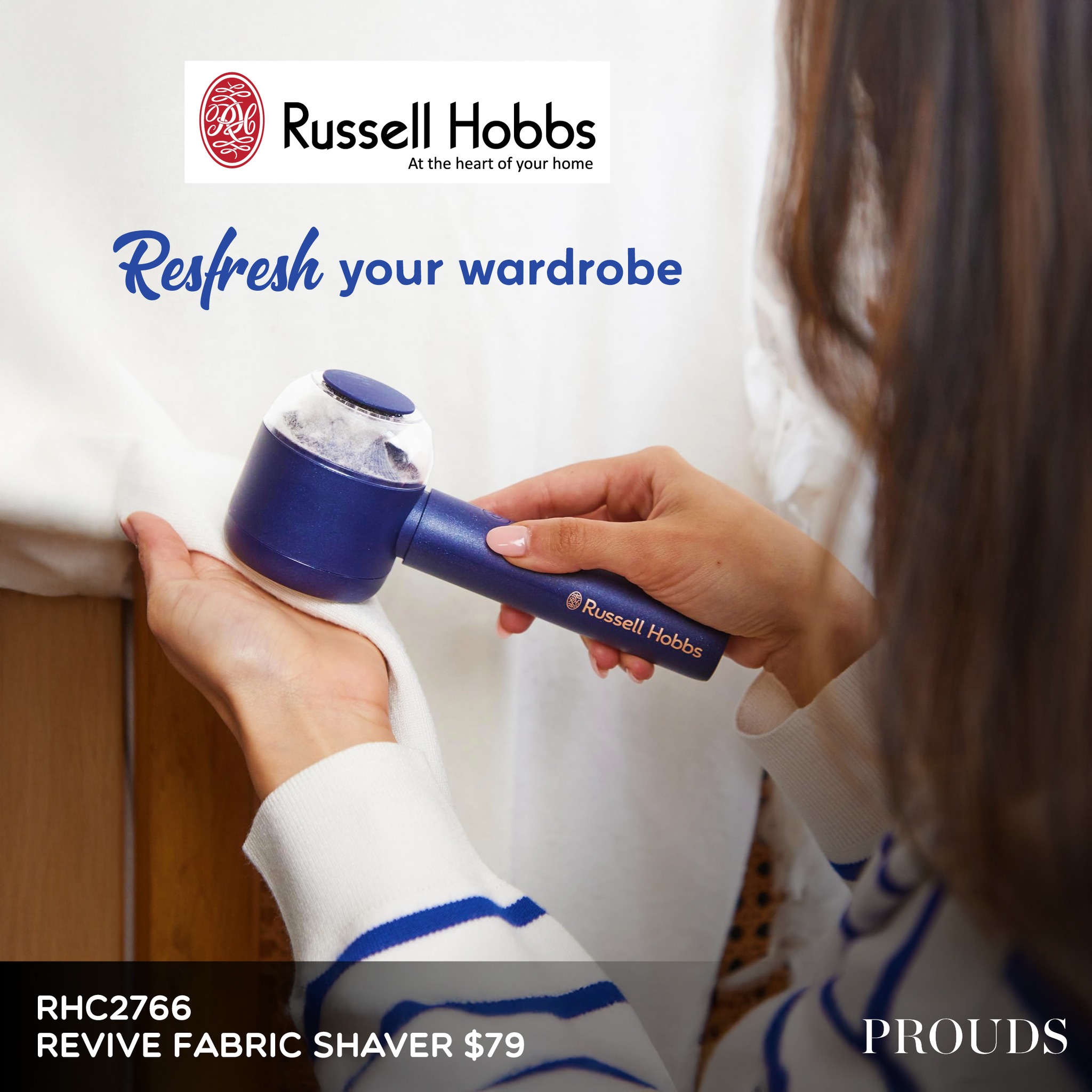 Prouds - Fiji Facebook ad: Russell Hobbs, where style meets functionality!