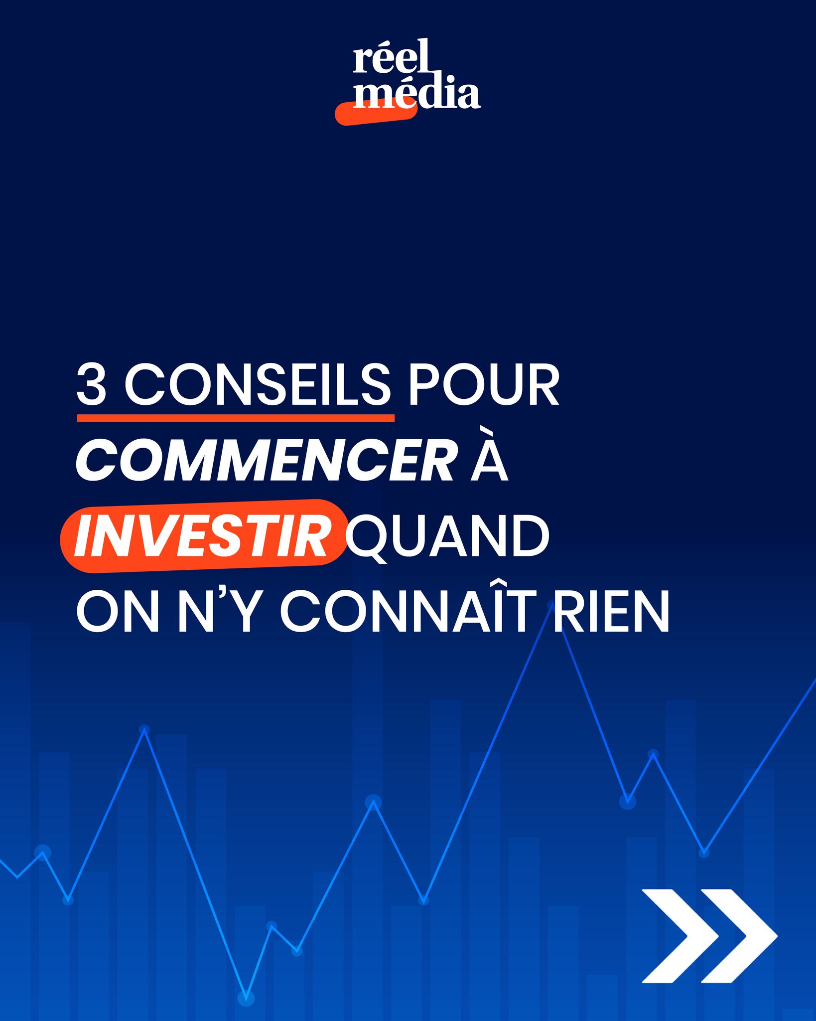 Réel média Facebook ad: L'investissement financier fait souvent peur.
