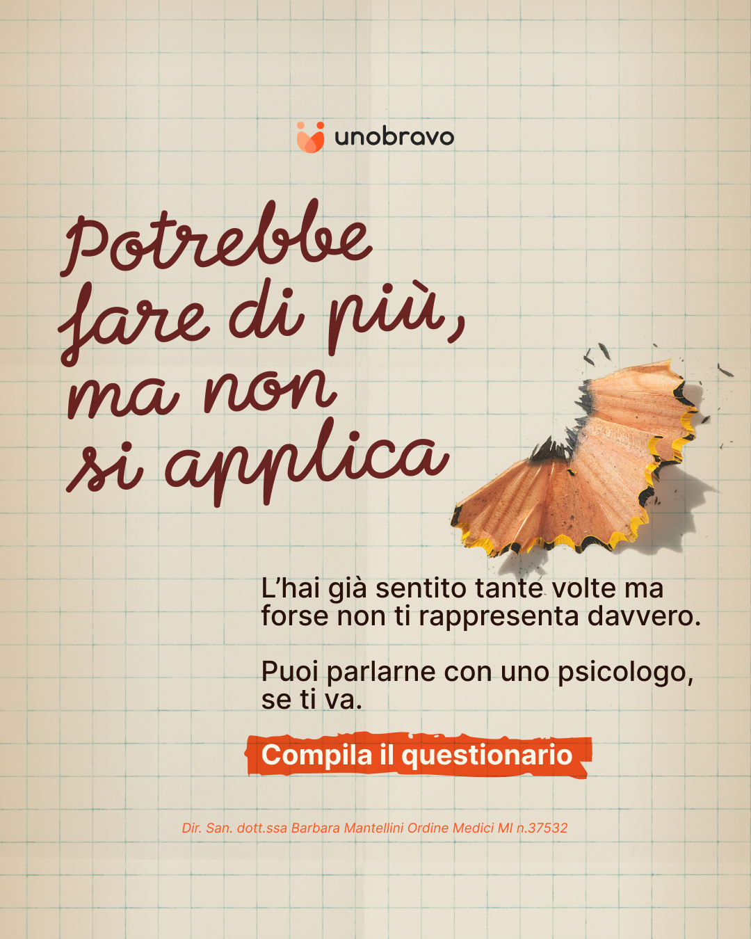 Unobravo Facebook ad
