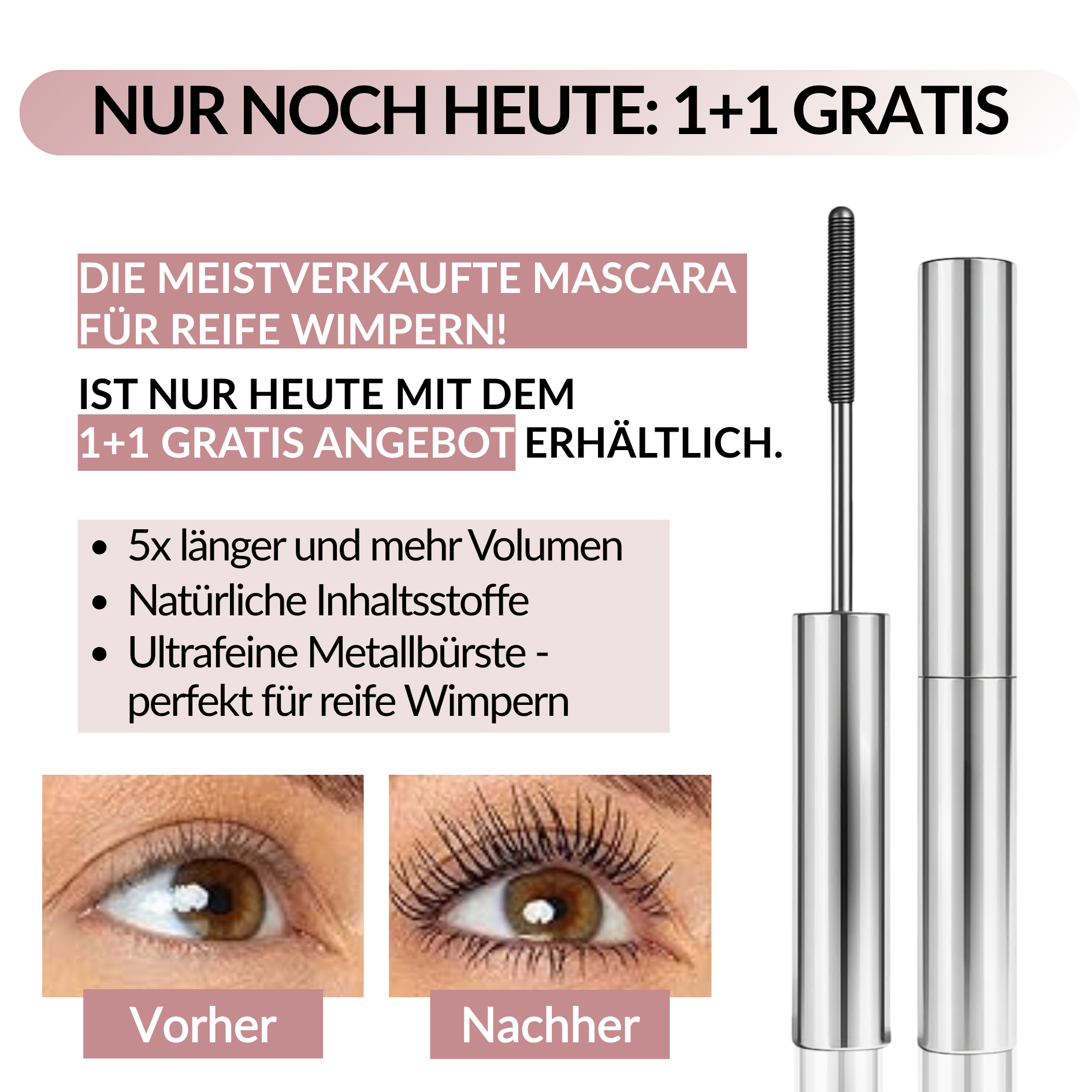Luvéa-beauty Facebook ad: Kaufe 1, Erhalte 1 Gratis!