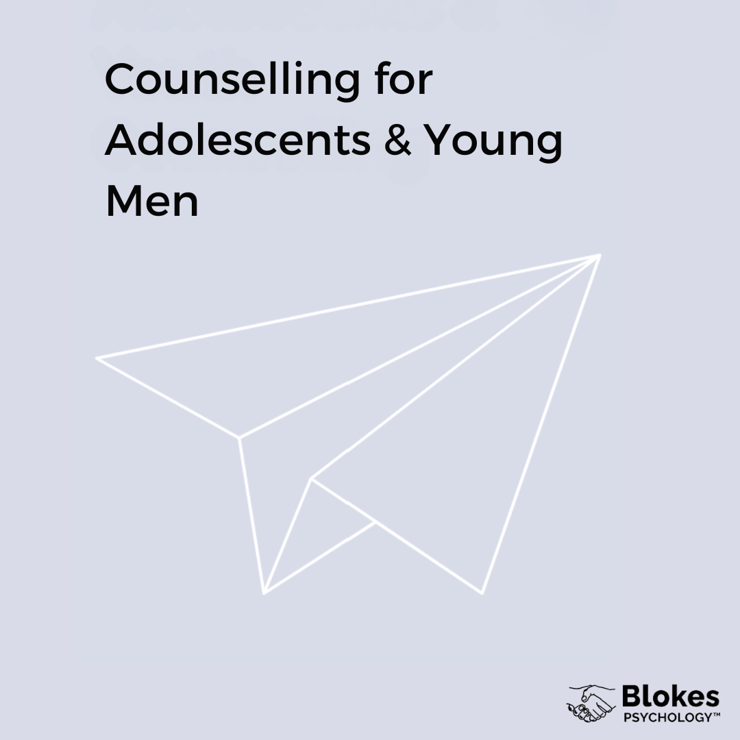 Blokes Psychology Facebook ad: Do you have a son or young man…