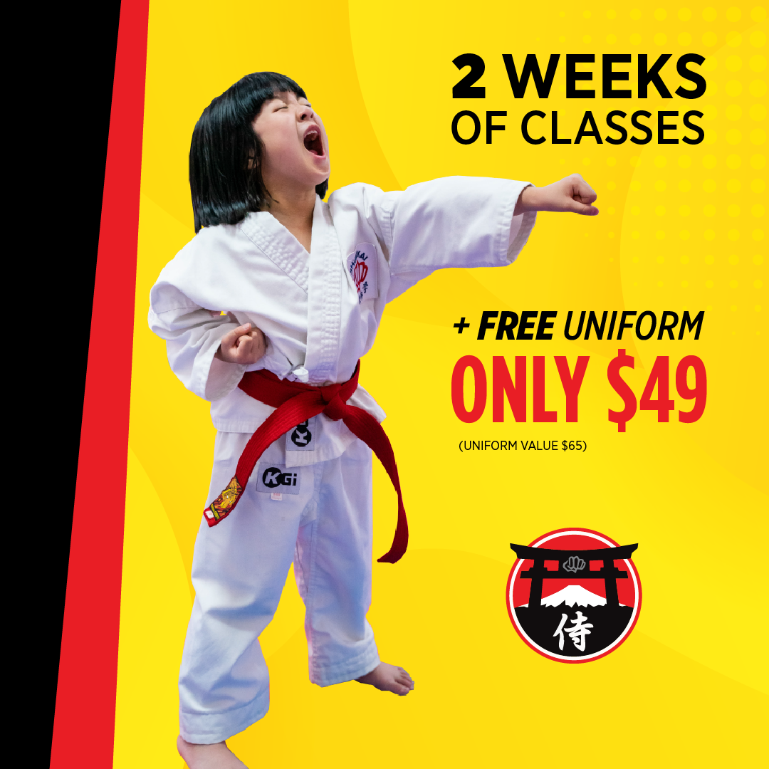 Samurai Karate Kensington Facebook ad