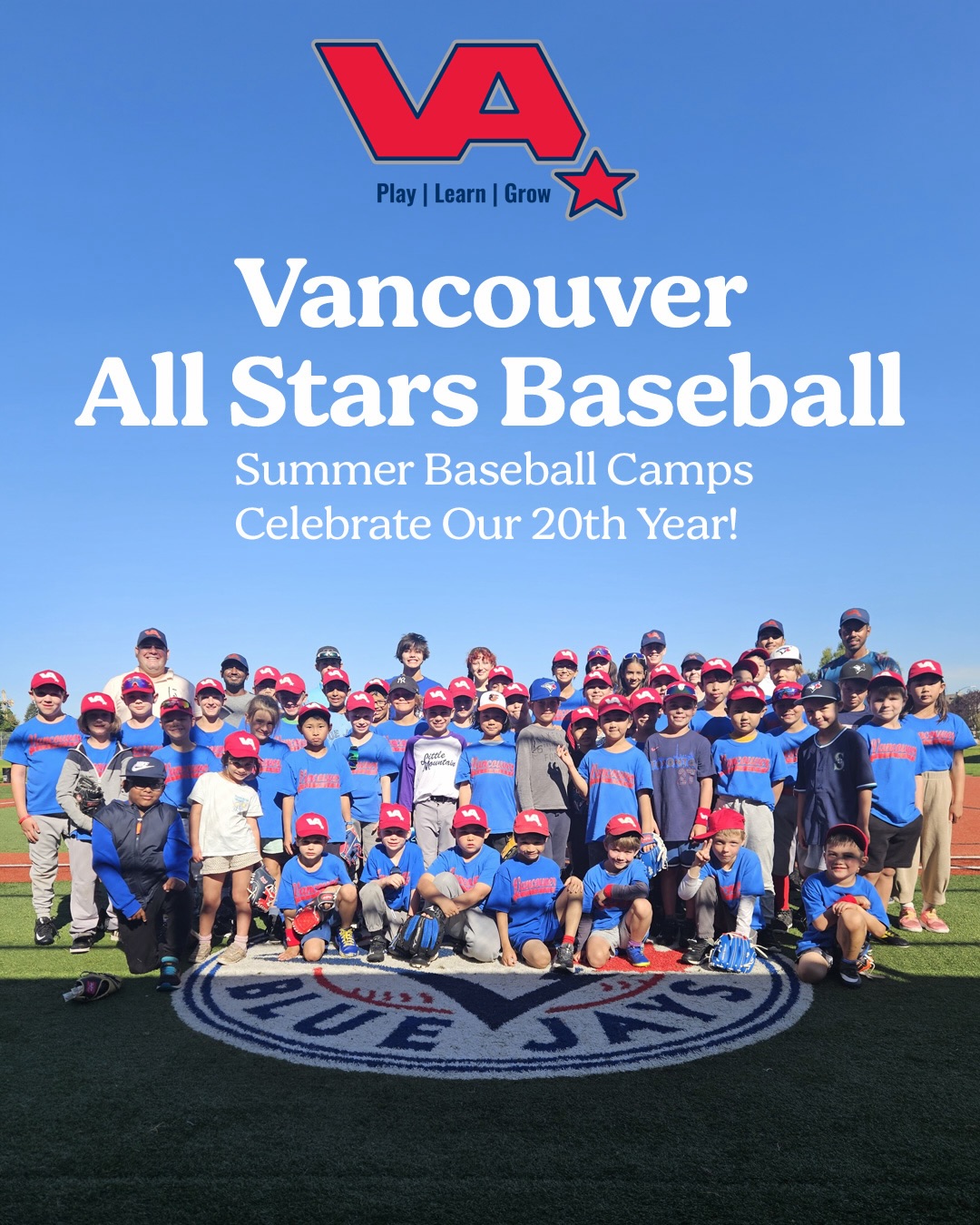 Vancity Kids Facebook ad: Baseball Summer Camps