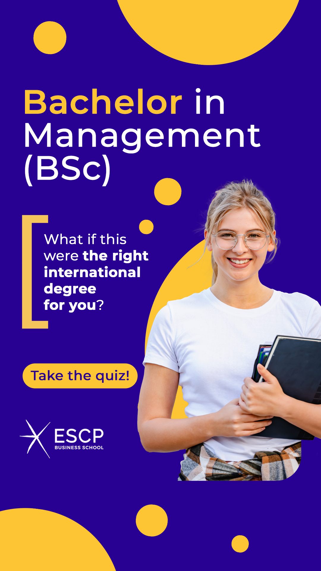 ESCP Business School Facebook ad from Feb 17, 2026