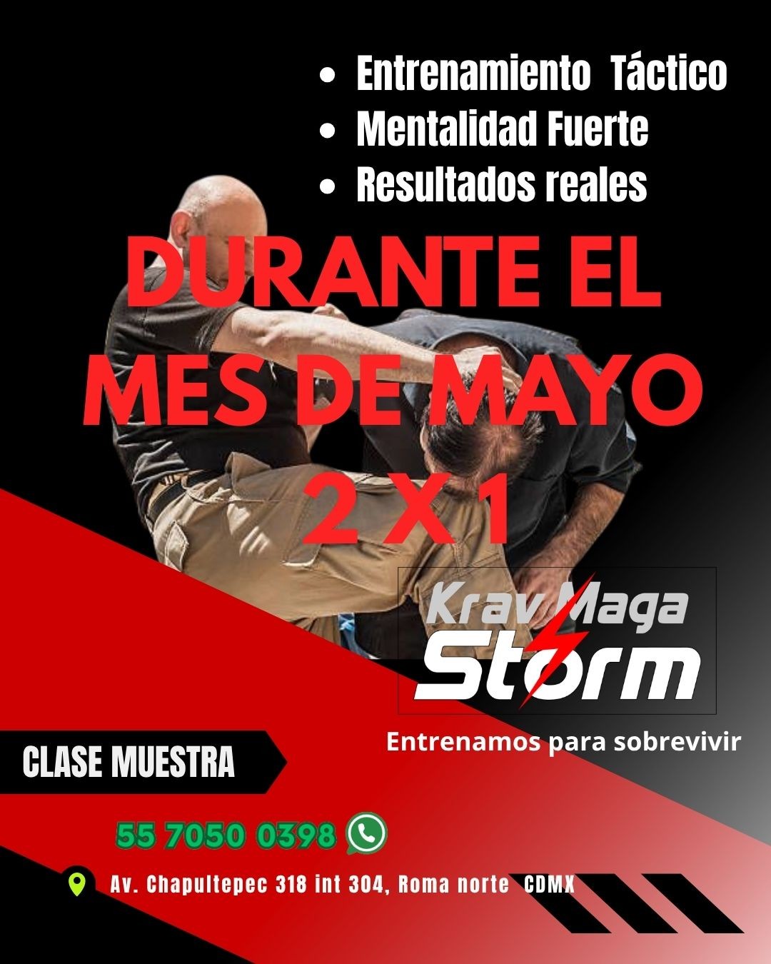 Krav Maga Storm Facebook ad