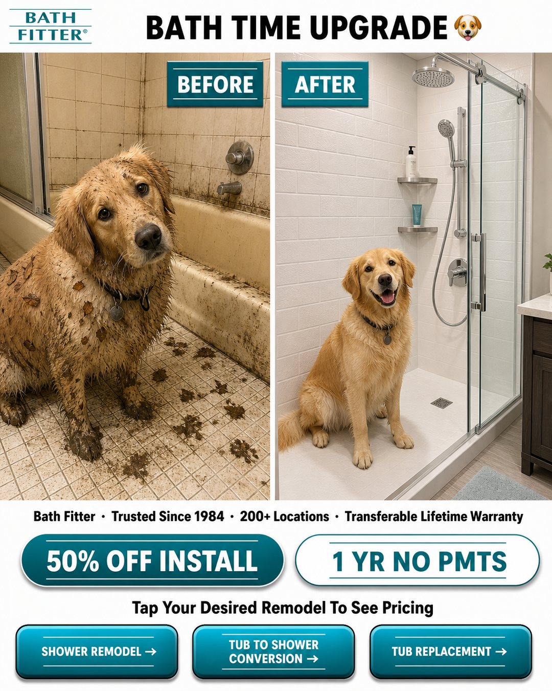 Bath Fitter Facebook ad
