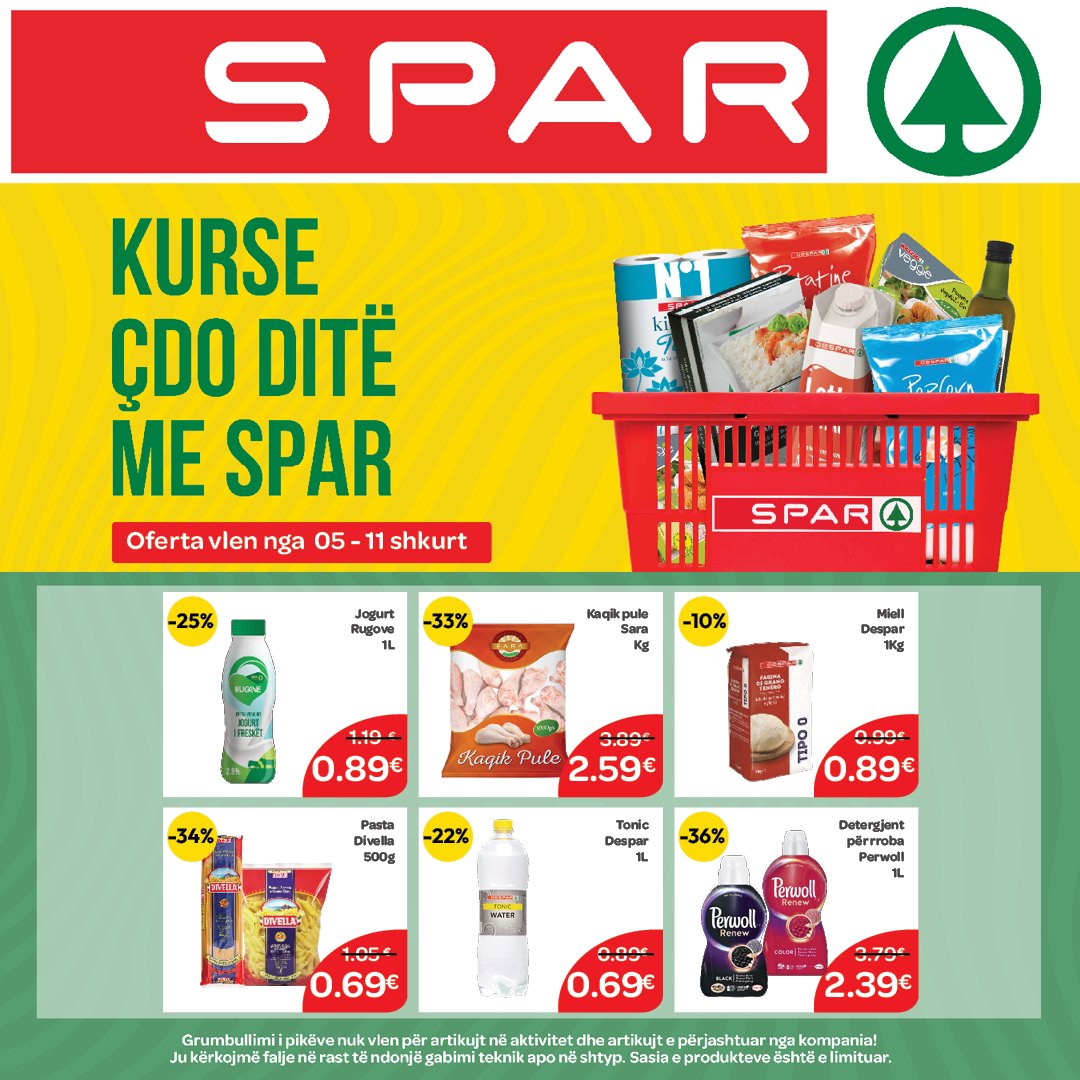 SPAR Kosova Facebook ad