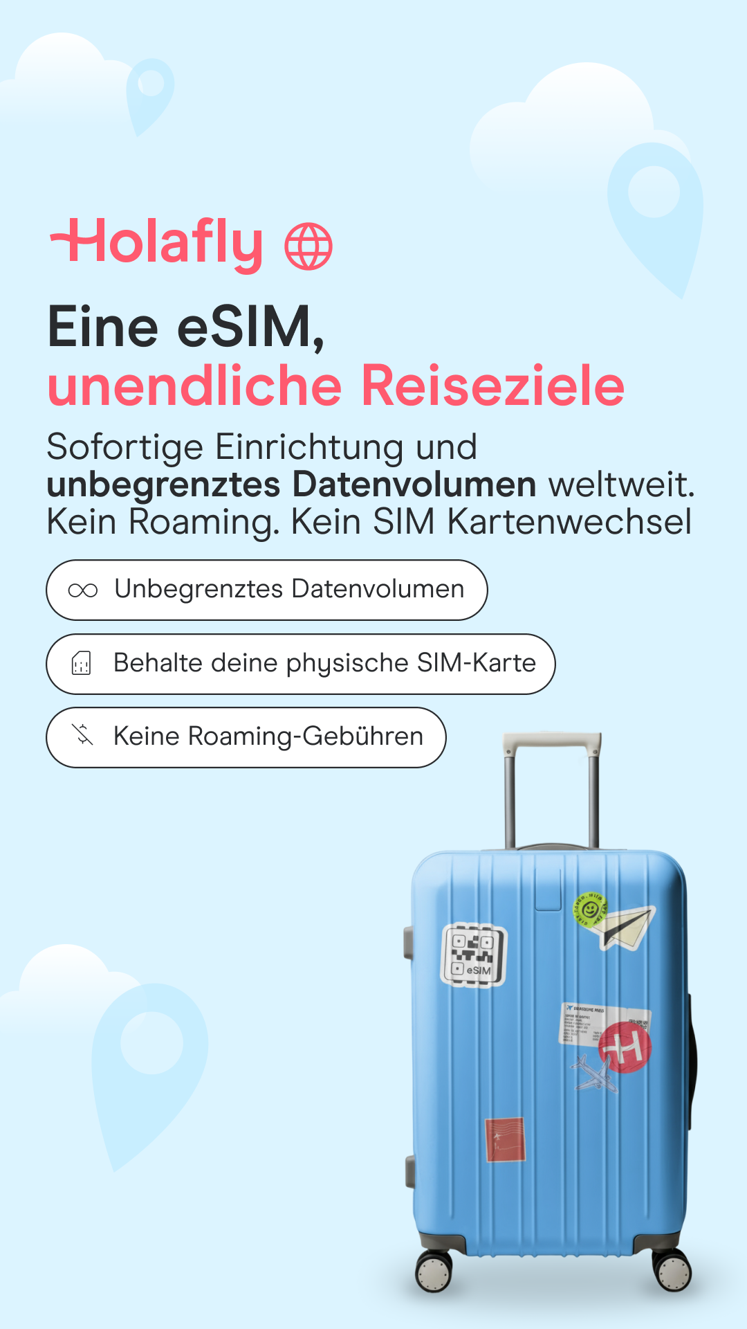 Holafly - German Facebook ad