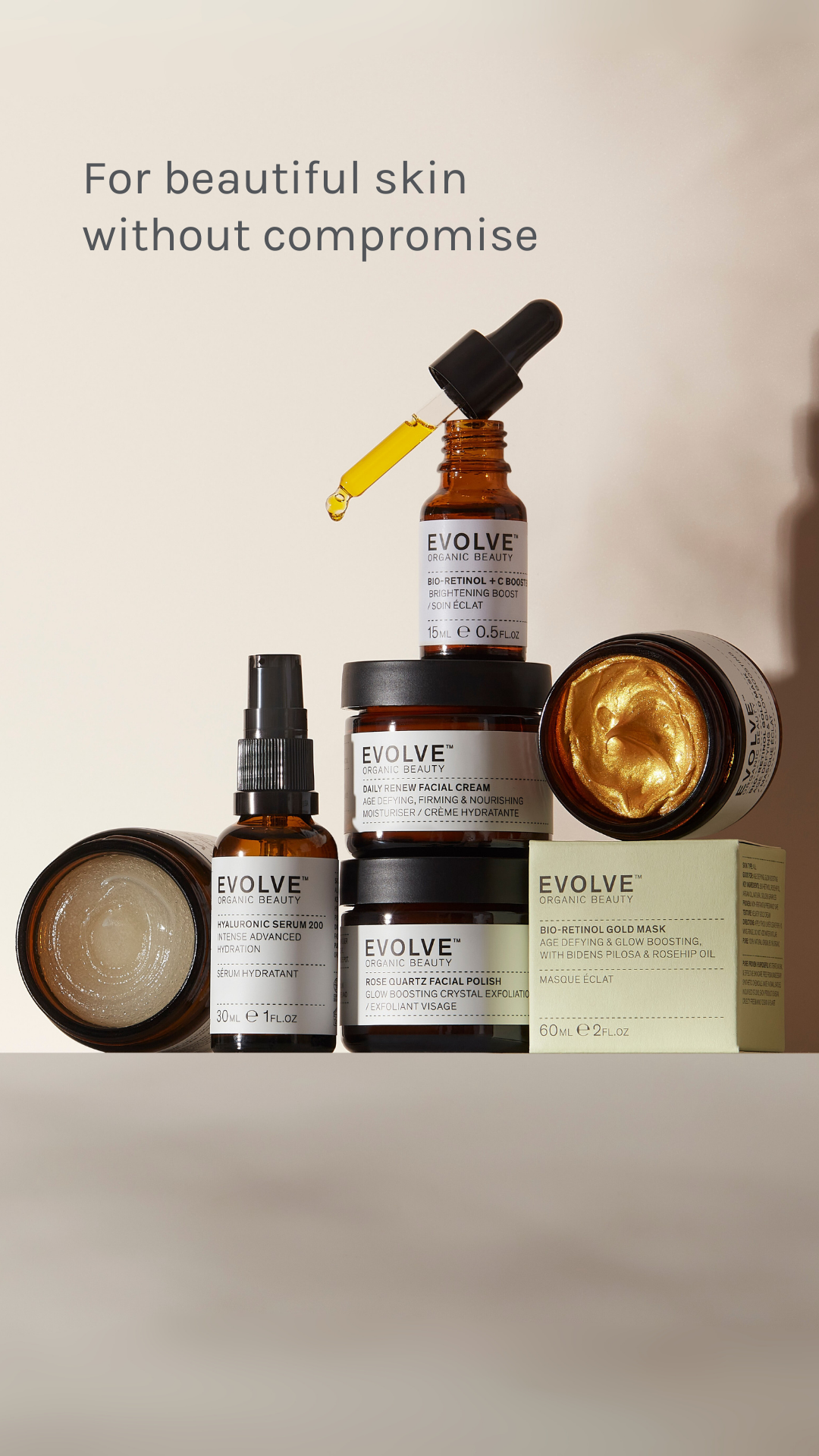 Evolve Beauty Facebook ad