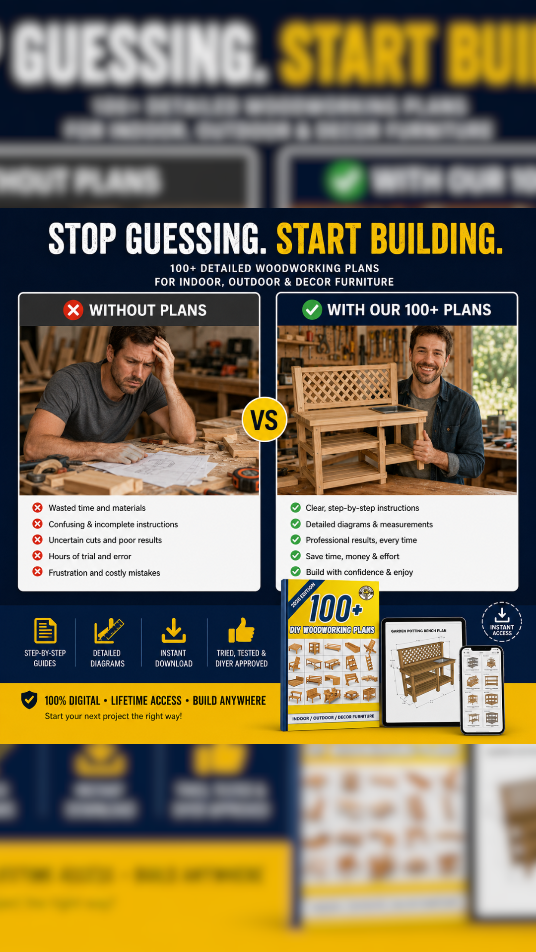 WoodCrafts DIY Facebook ad