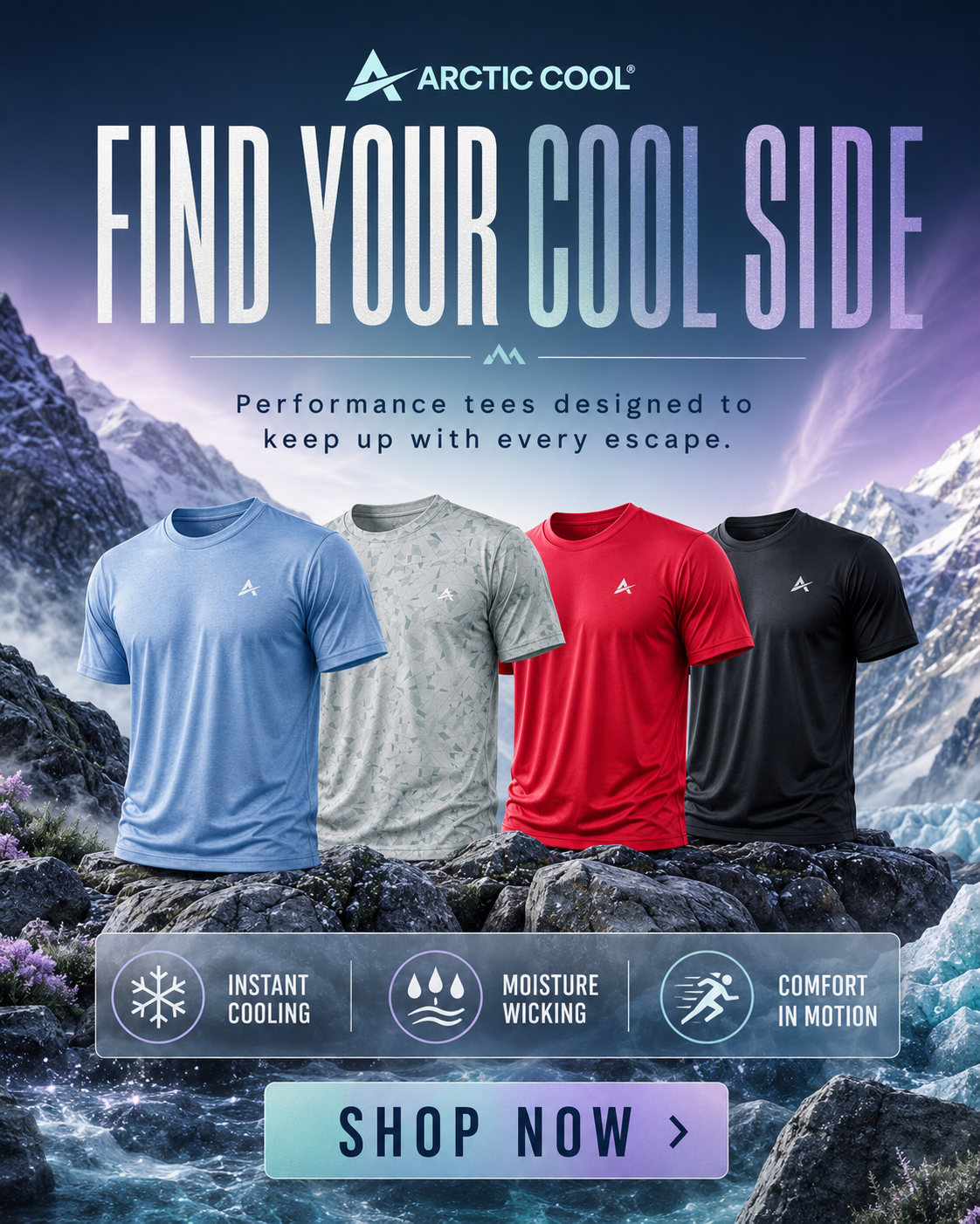 Arctic Cool Facebook ad