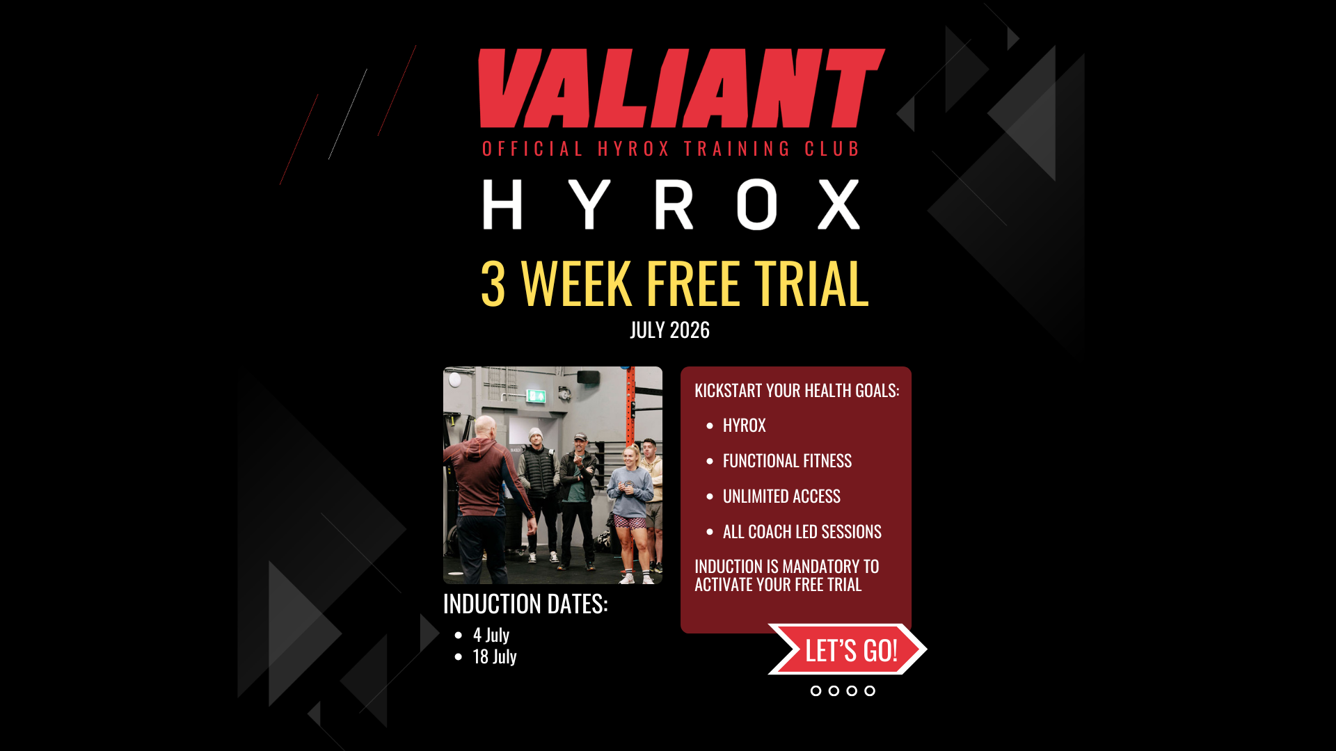 Valiant Fitness Facebook ad