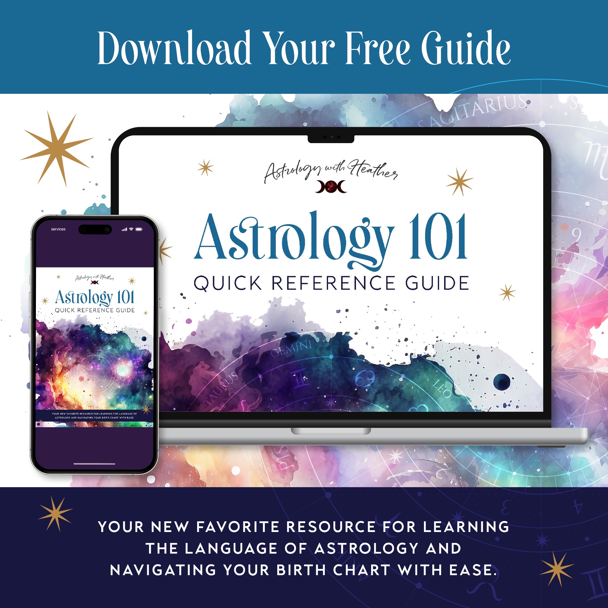 Astrology with Heather Facebook ad