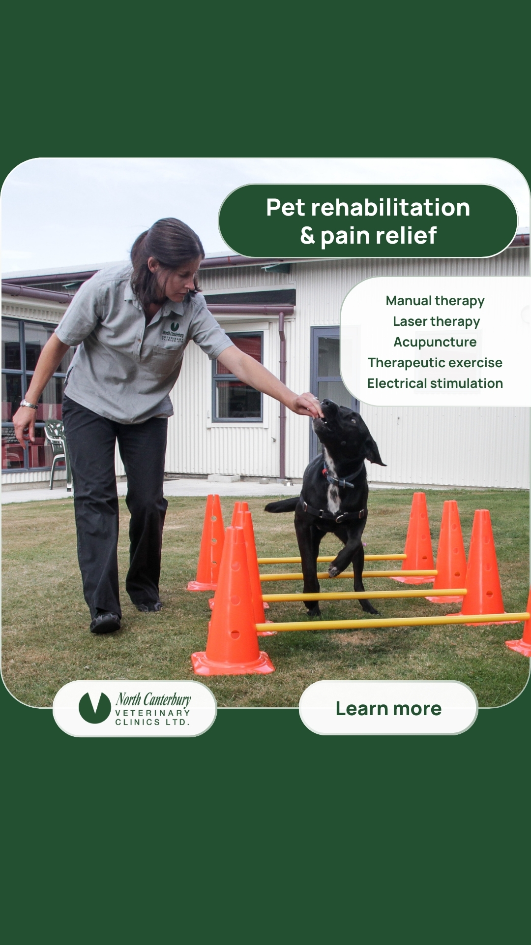 North Canterbury Vet Clinics Facebook ad from Jan 18, 2026