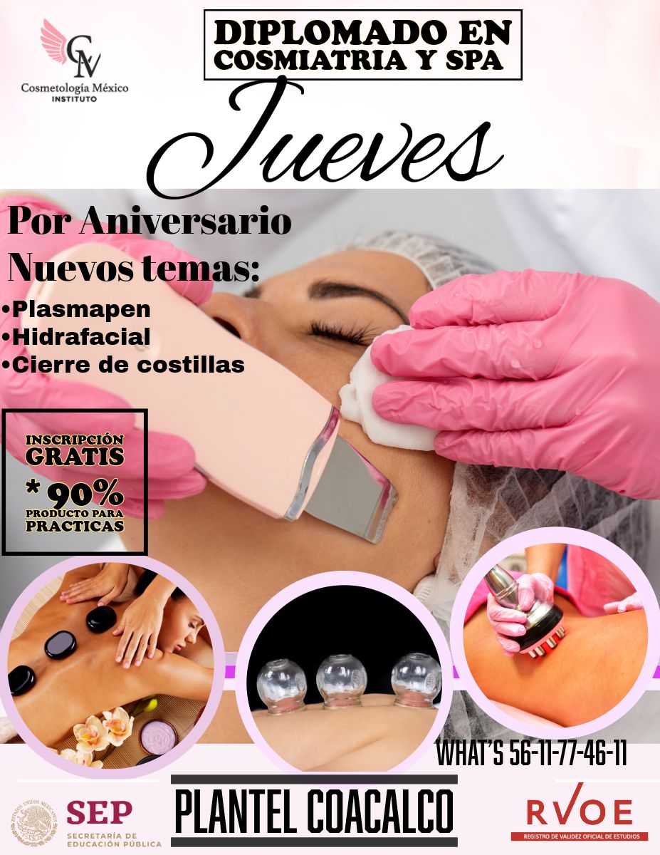 Instituto de Cosmetologìa Mèxico. Plantel Coacalco Facebook ad: INSCRIPCIÓN GRATIS Y NUEVAS TÉCNICAS