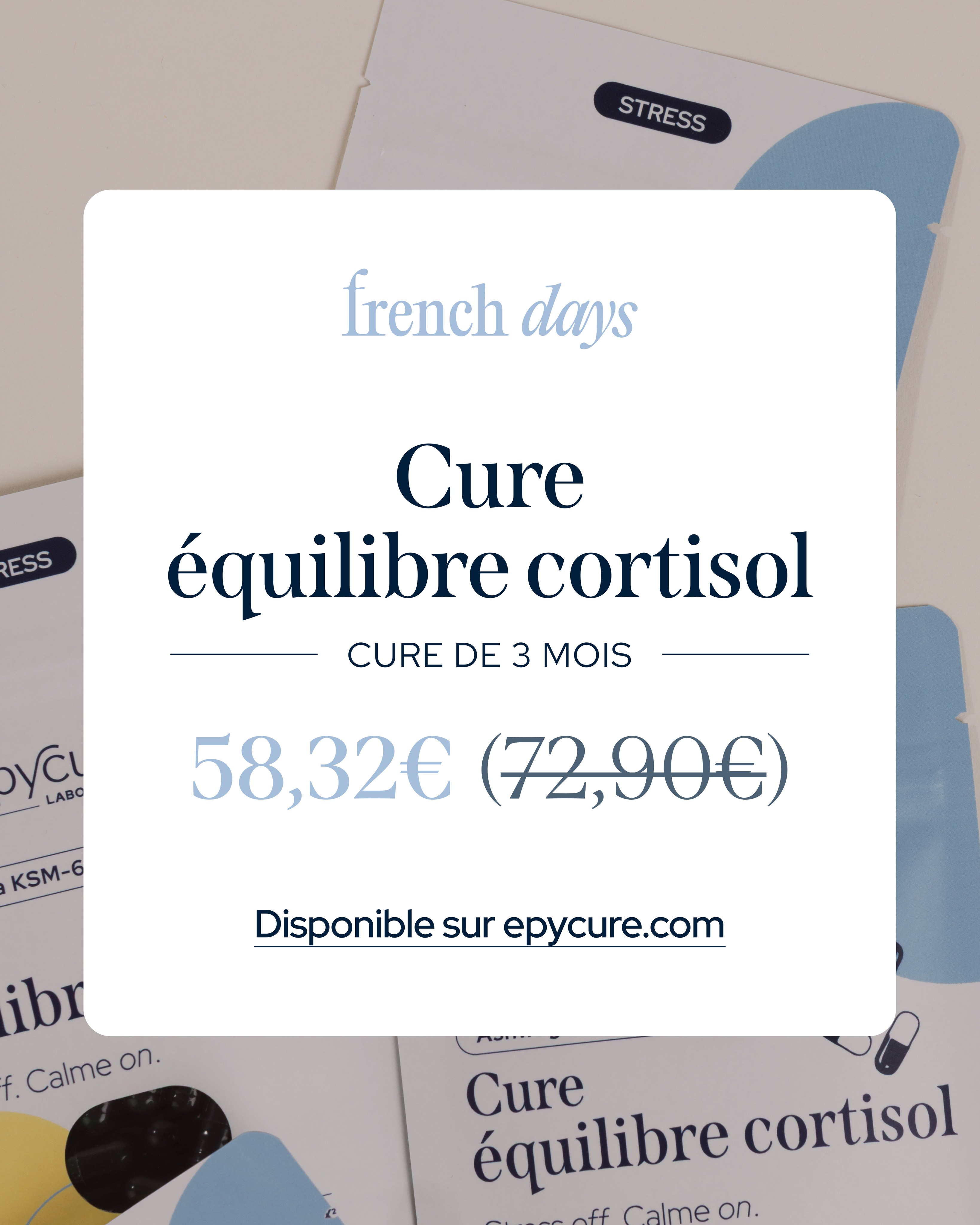 Epycure Facebook ad: -20% sur TOUT le site