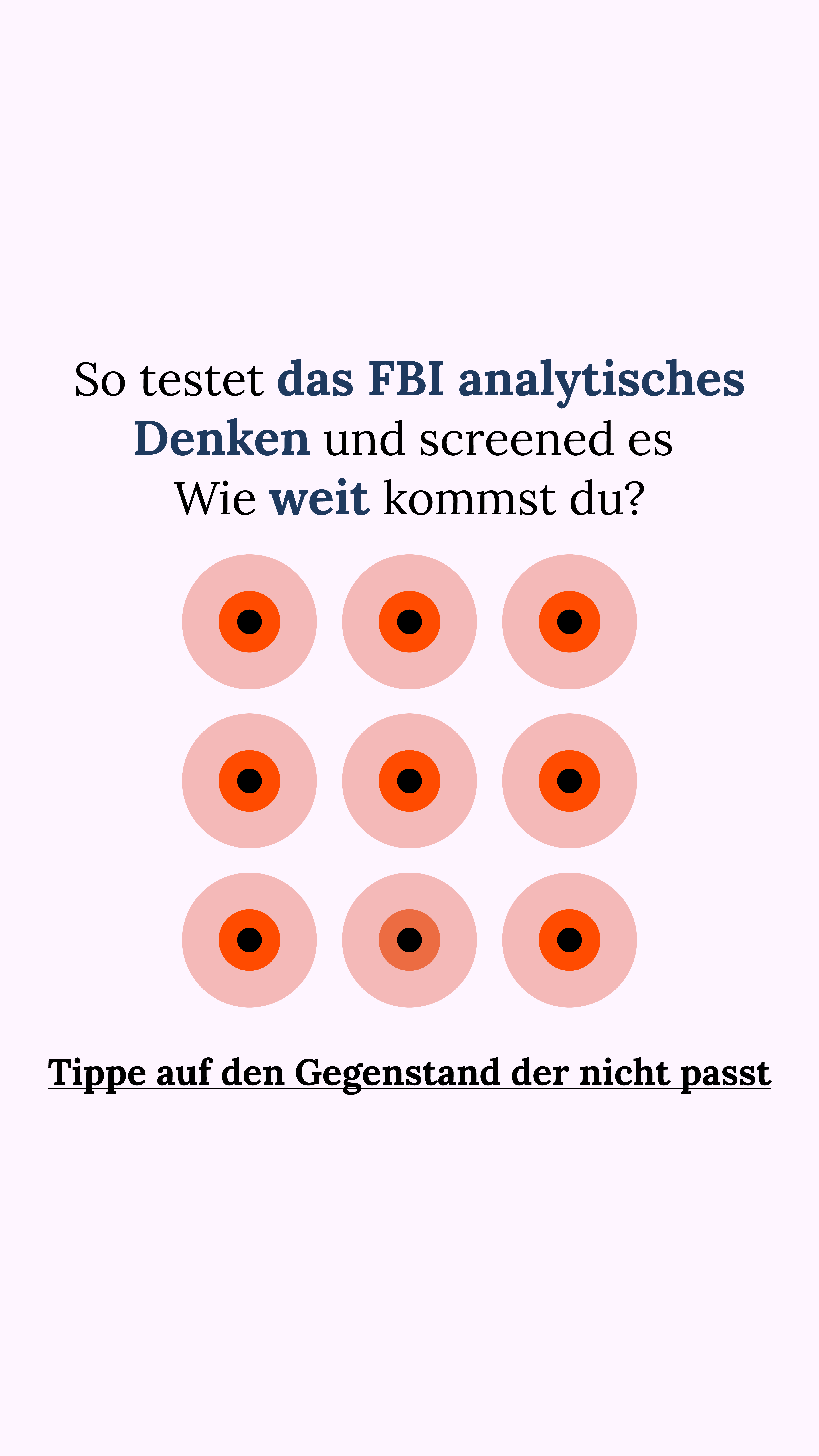 International Brain Test Facebook ad