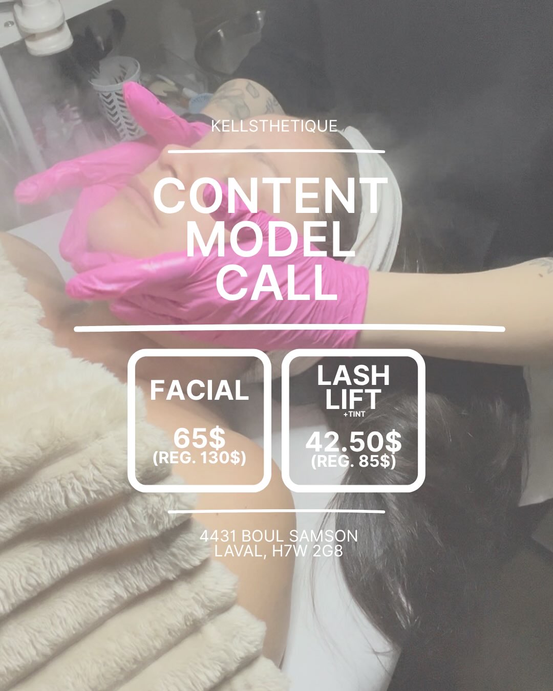 Kellsthetique Facebook ad: MODEL CALL, KELLSTHÉTIQUE