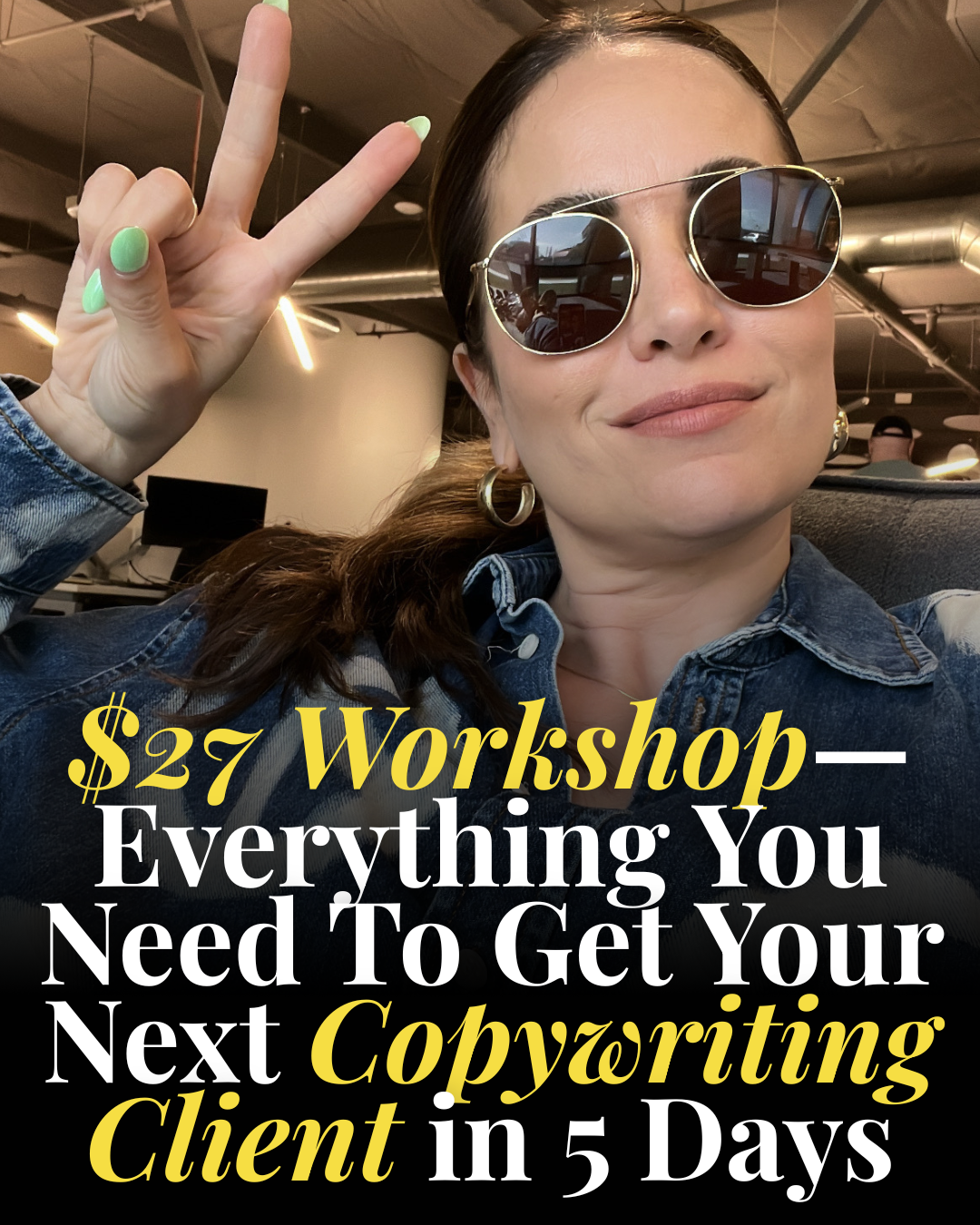 Alex Cattoni & The Copy Posse Facebook ad