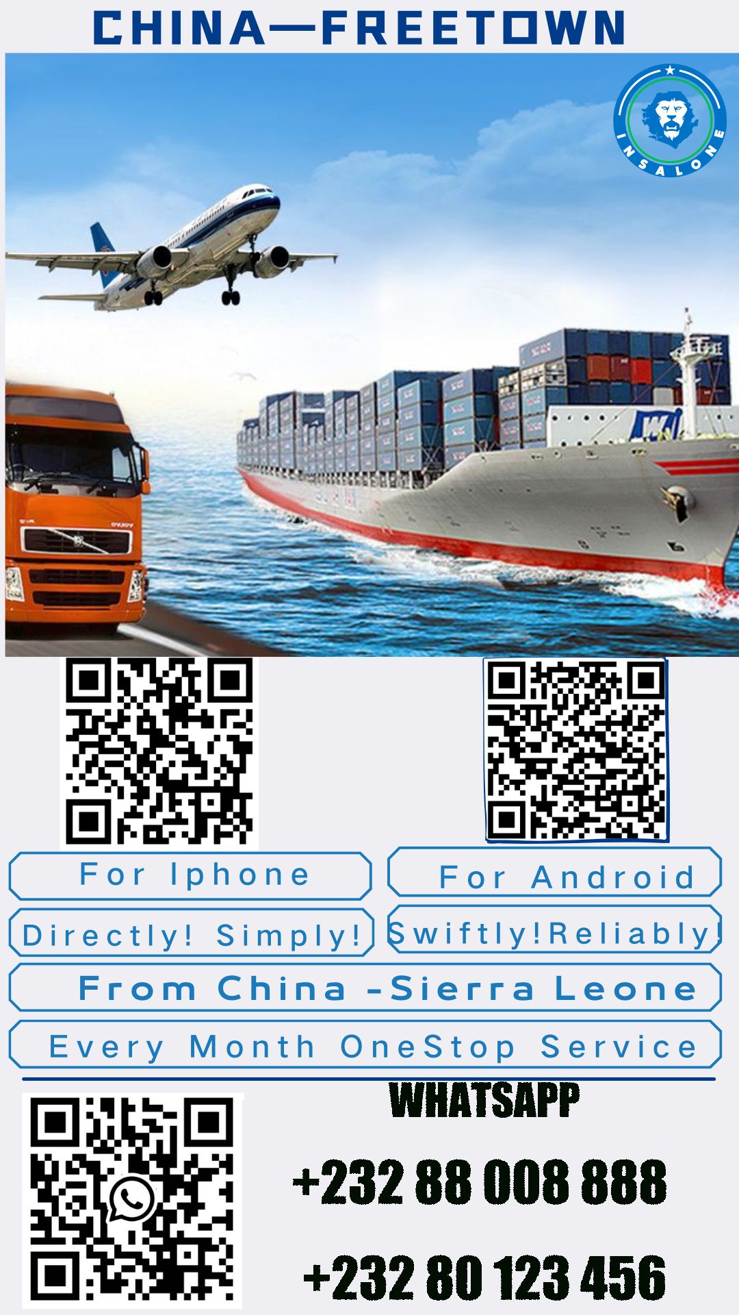 In Salone App-BUY & SELL In Sierra Leone Facebook ad: Insalone App,We make sure Everyone in Sierra Leone…