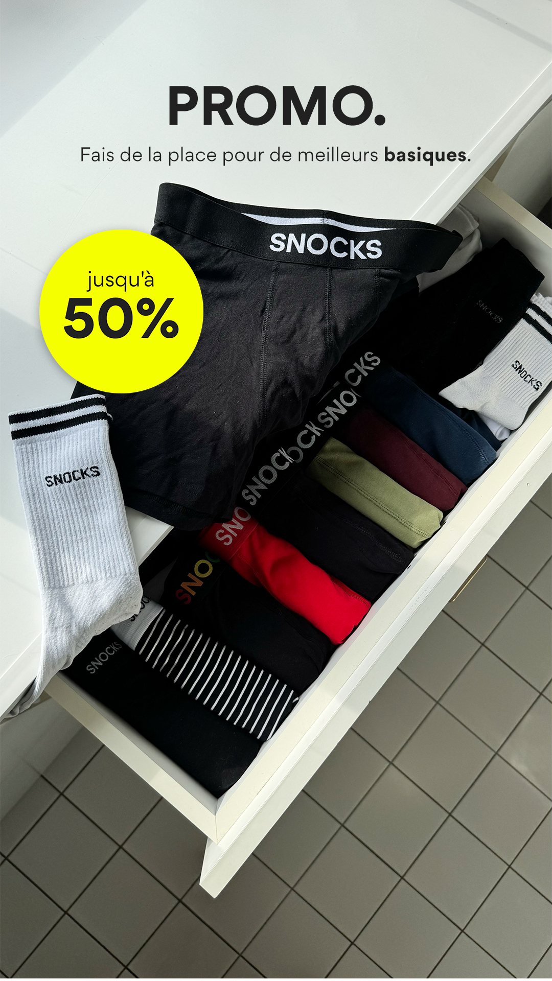 Snocks Facebook ad