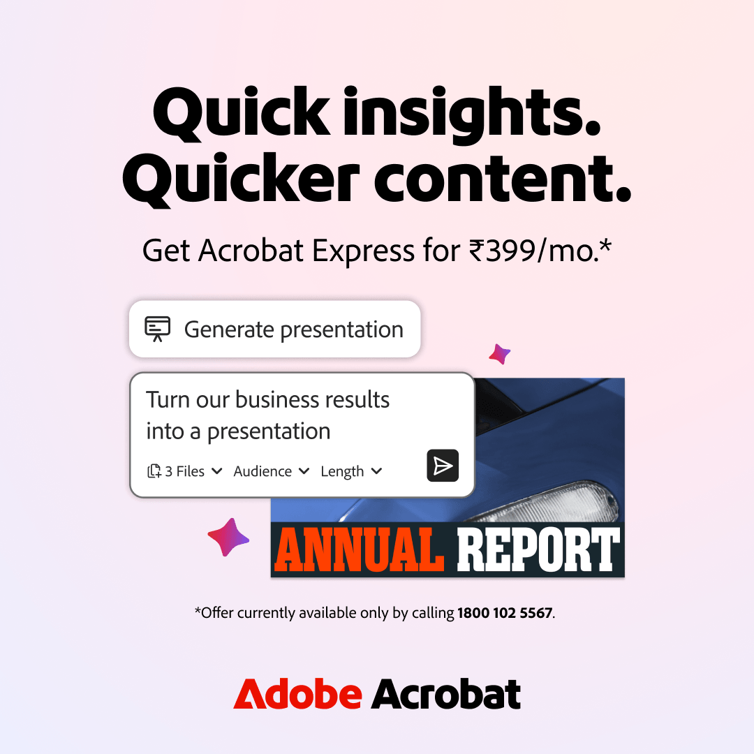 Adobe Acrobat Facebook ad