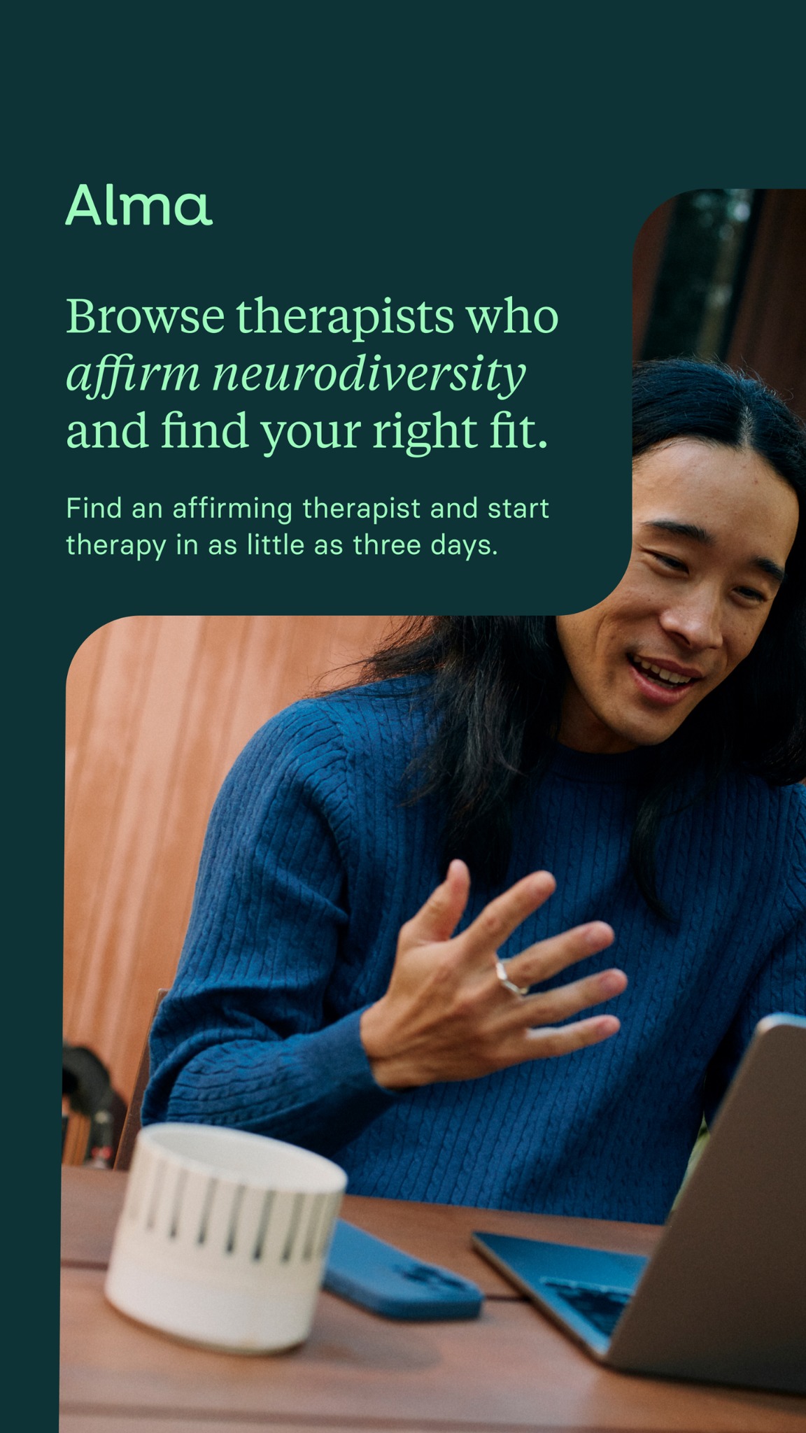 Alma Facebook ad