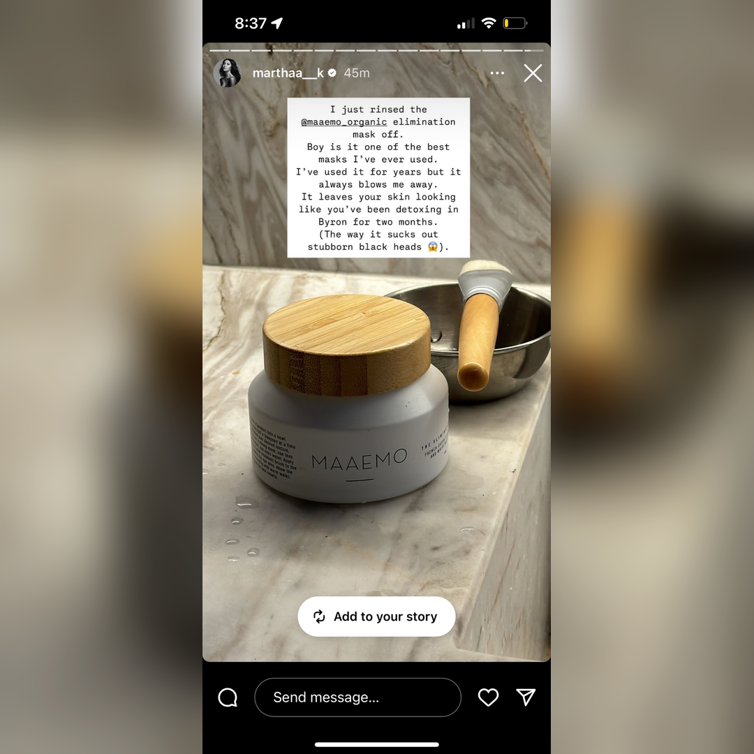 Maaemo Organic Skincare Facebook ad