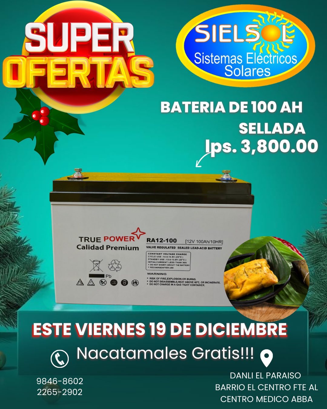 Energia SOLAR Honduras Facebook ad: Este viernes 19 de diciembre te esperamos en…
