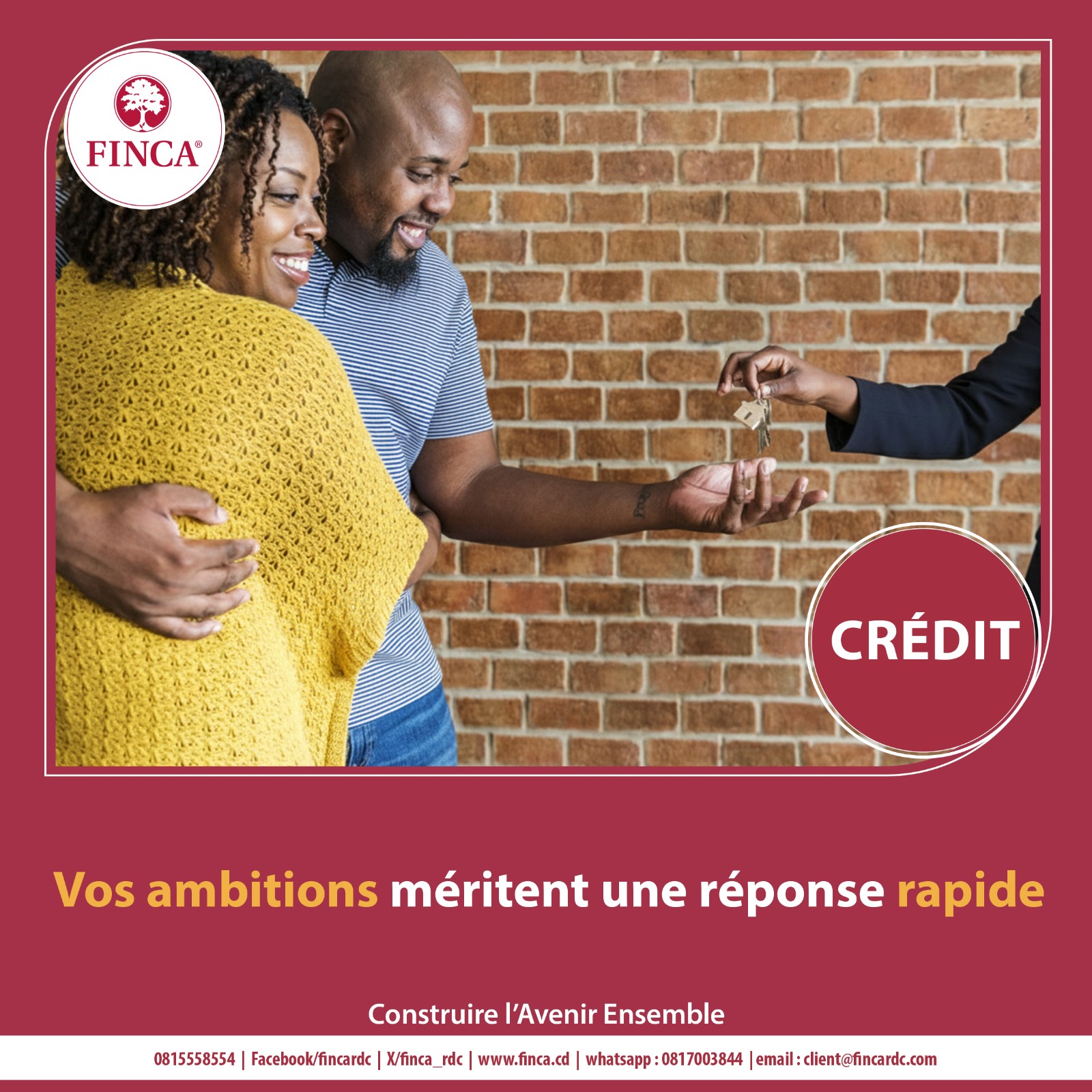 FINCA RD Congo Facebook ad