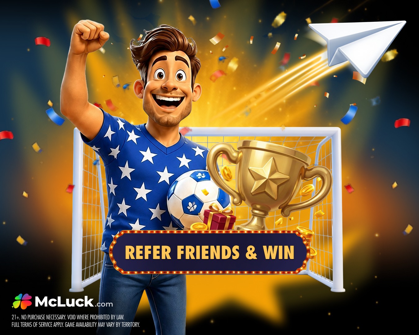 McLuck.com Facebook ad