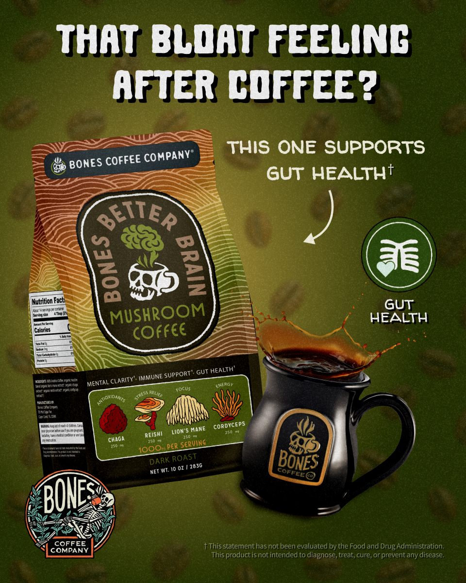 Bones Coffee Company Facebook ad