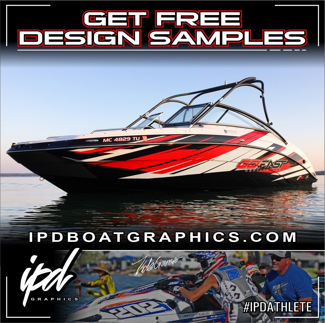 IPD Boat Graphics Facebook ad