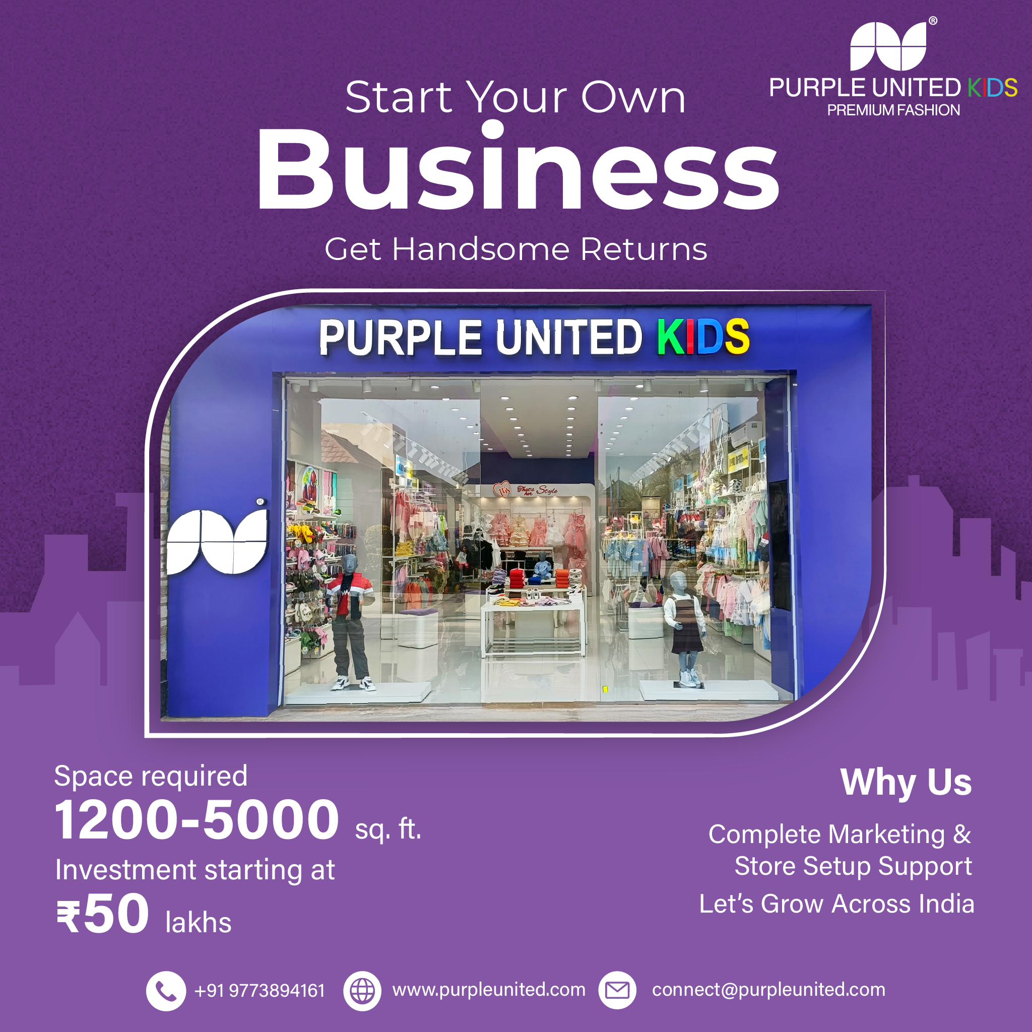 Purple United Facebook ad
