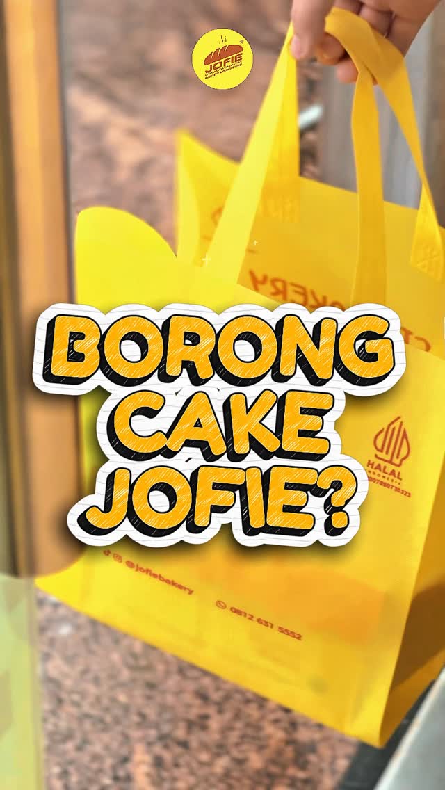 Jofie Bakery & Cake Shop Facebook ad: Niatnya cuma beli satu… eh pulangnya malah bawa…