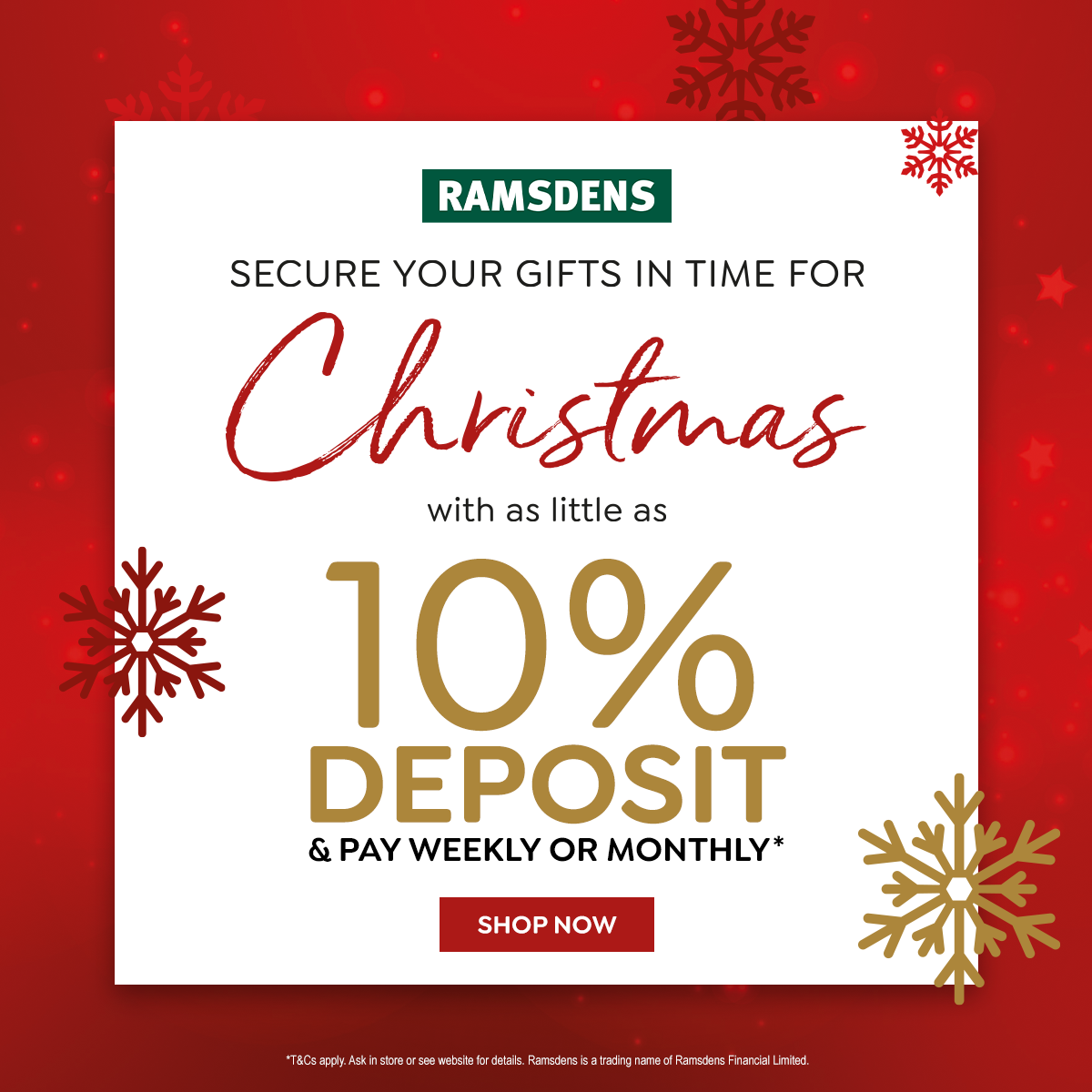 RAMSDENS Facebook ad: Ramsdens Layby Service