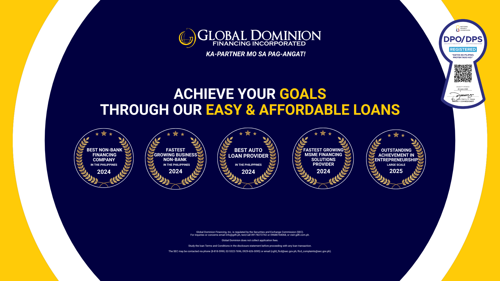 Global Dominion Financing, Inc. Facebook ad