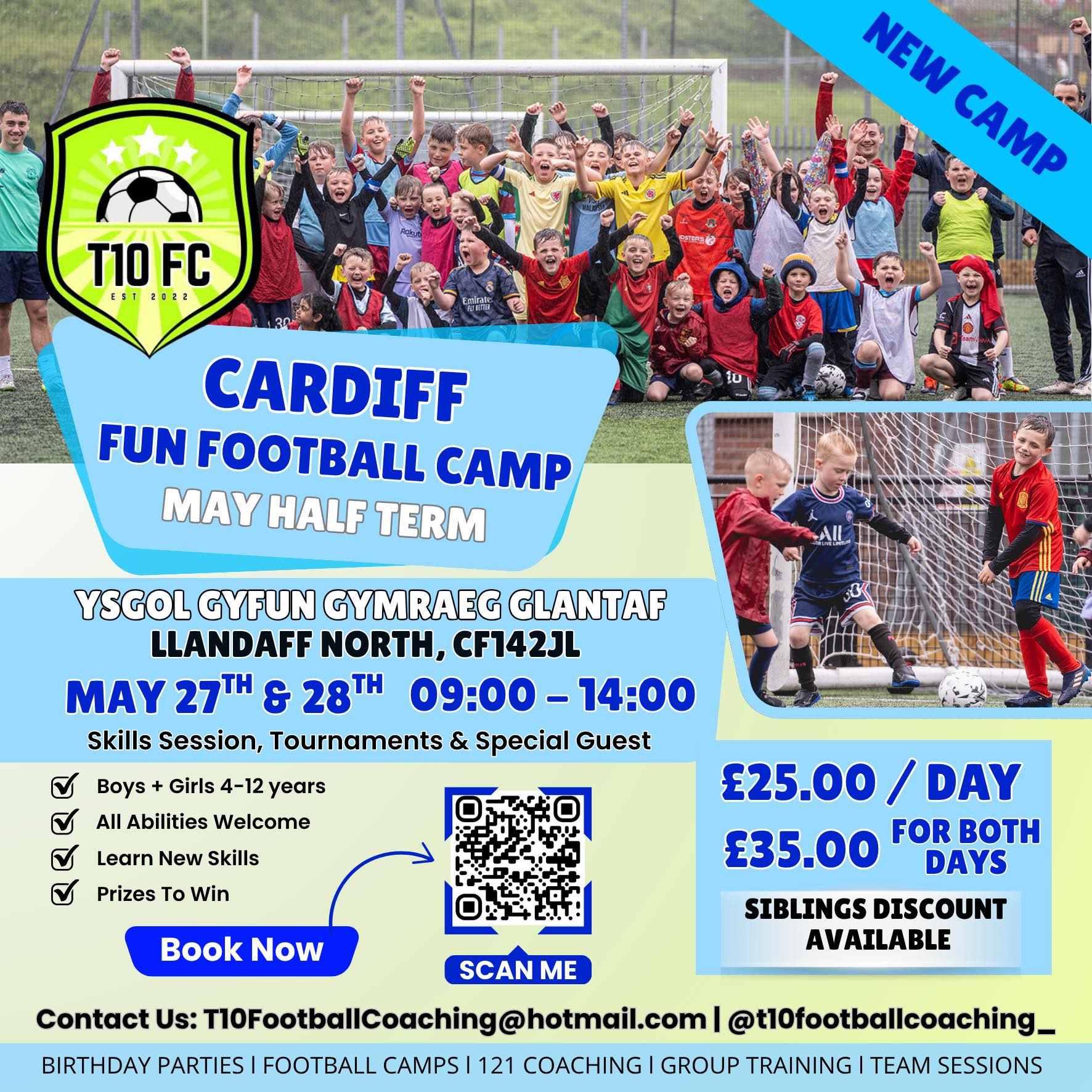 T10 Football Coaching Facebook ad