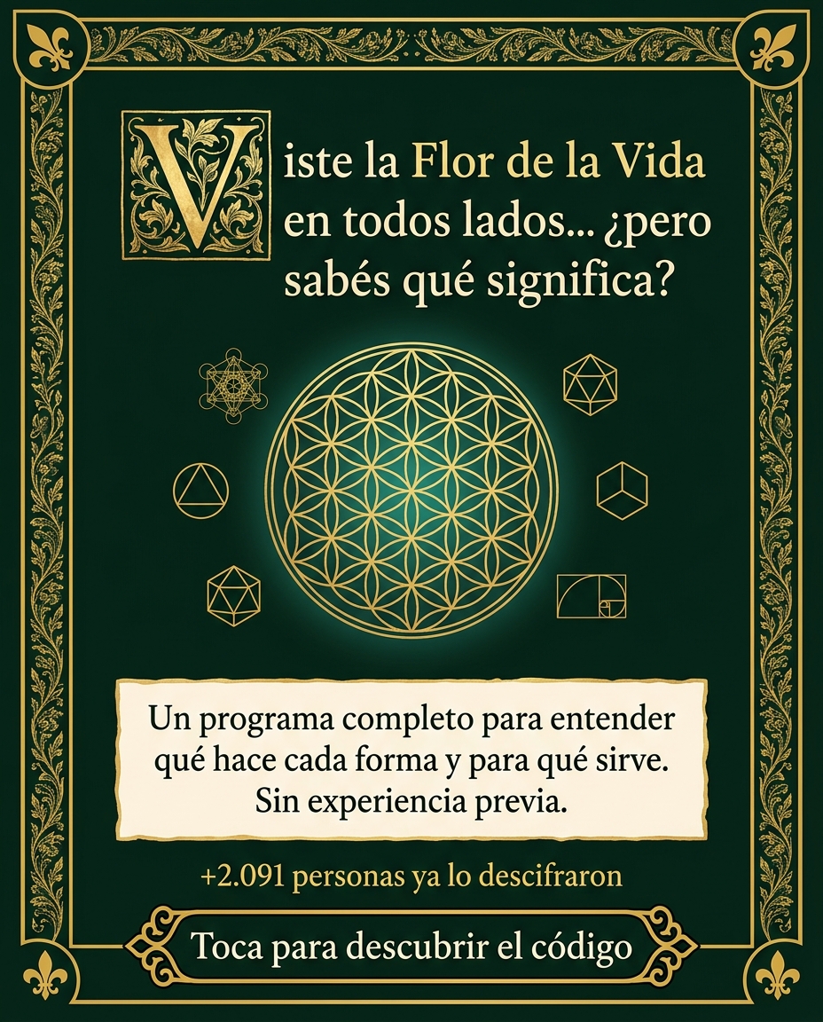 Mariana Villar Facebook ad: Gaia: Geometría Sagrada y Ciencia Espiritual para…
