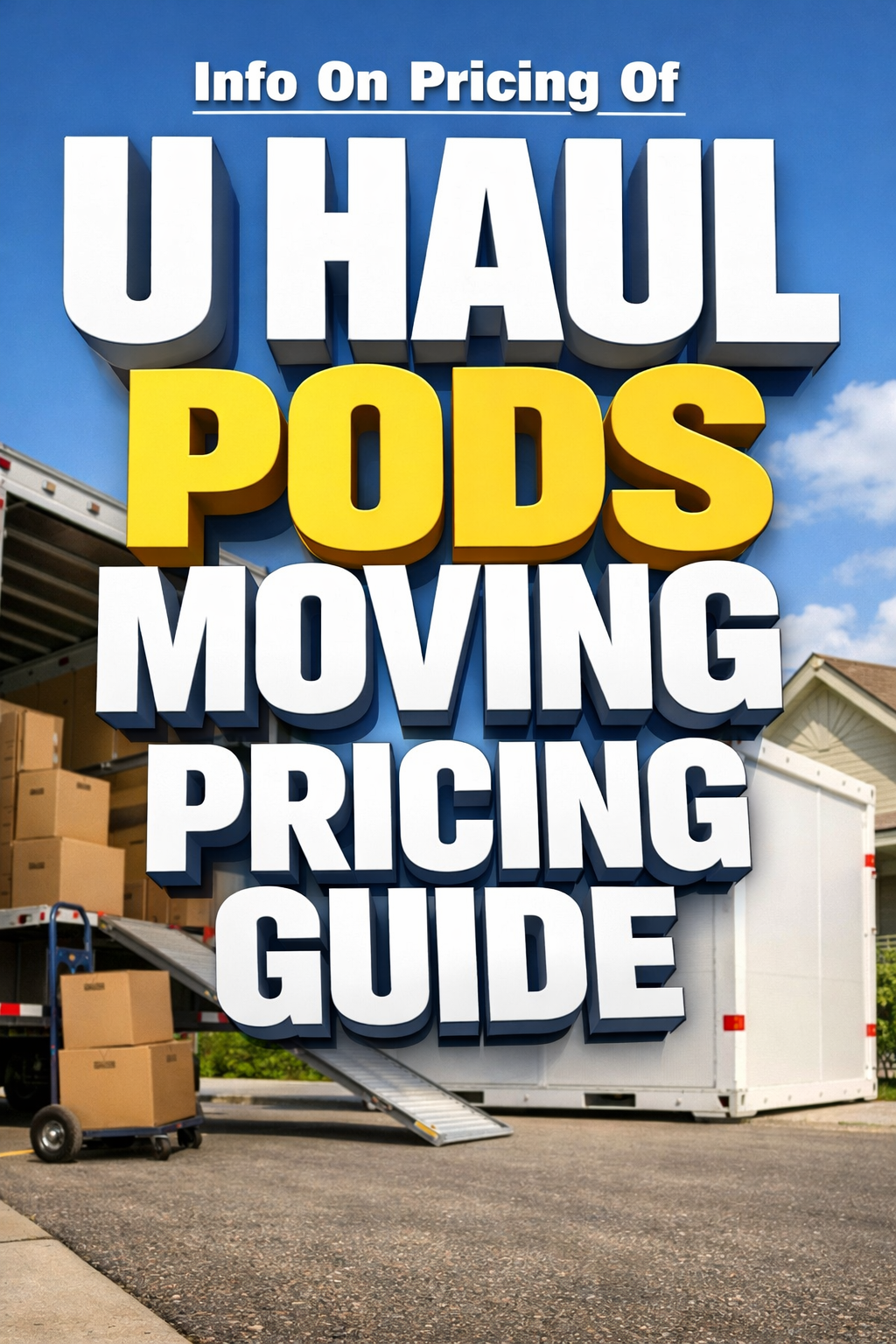 Clear Daily Notes Facebook ad: Info On Pricing Of U Haul Pods Moving Pricing Guide