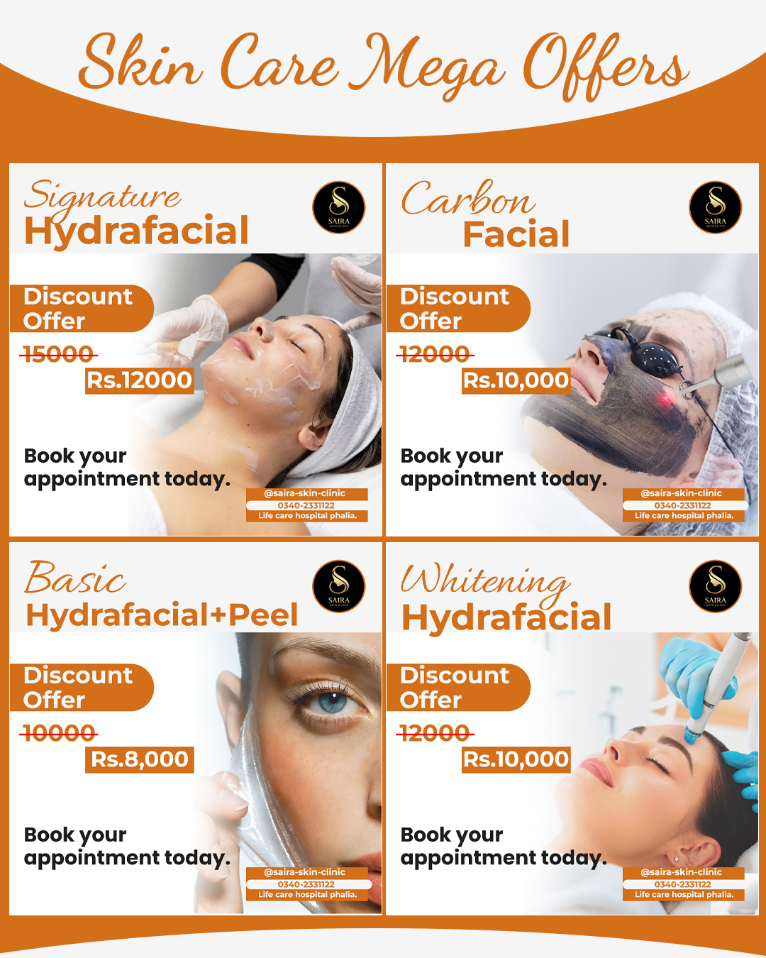 Dr Saira Skin Clinic Facebook ad