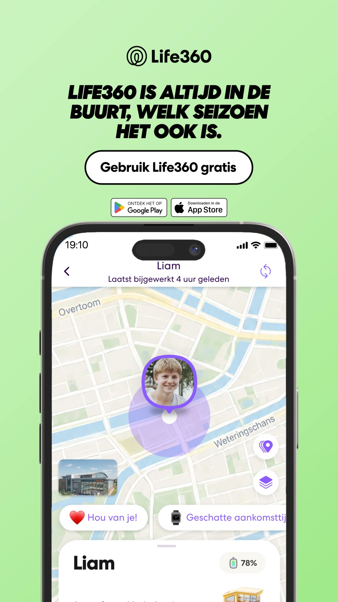 Life360 Facebook ad: Gezinsmanager is geen fulltime job meer