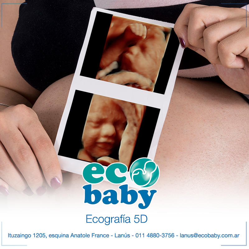 Eco Baby Lanus Facebook ad: La ecografía 5D (también llamada 4D full HD…