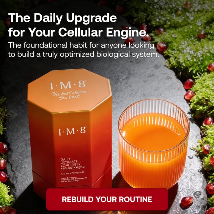 IM8 Global Facebook ad: Longevity Starts at the Cellular Level